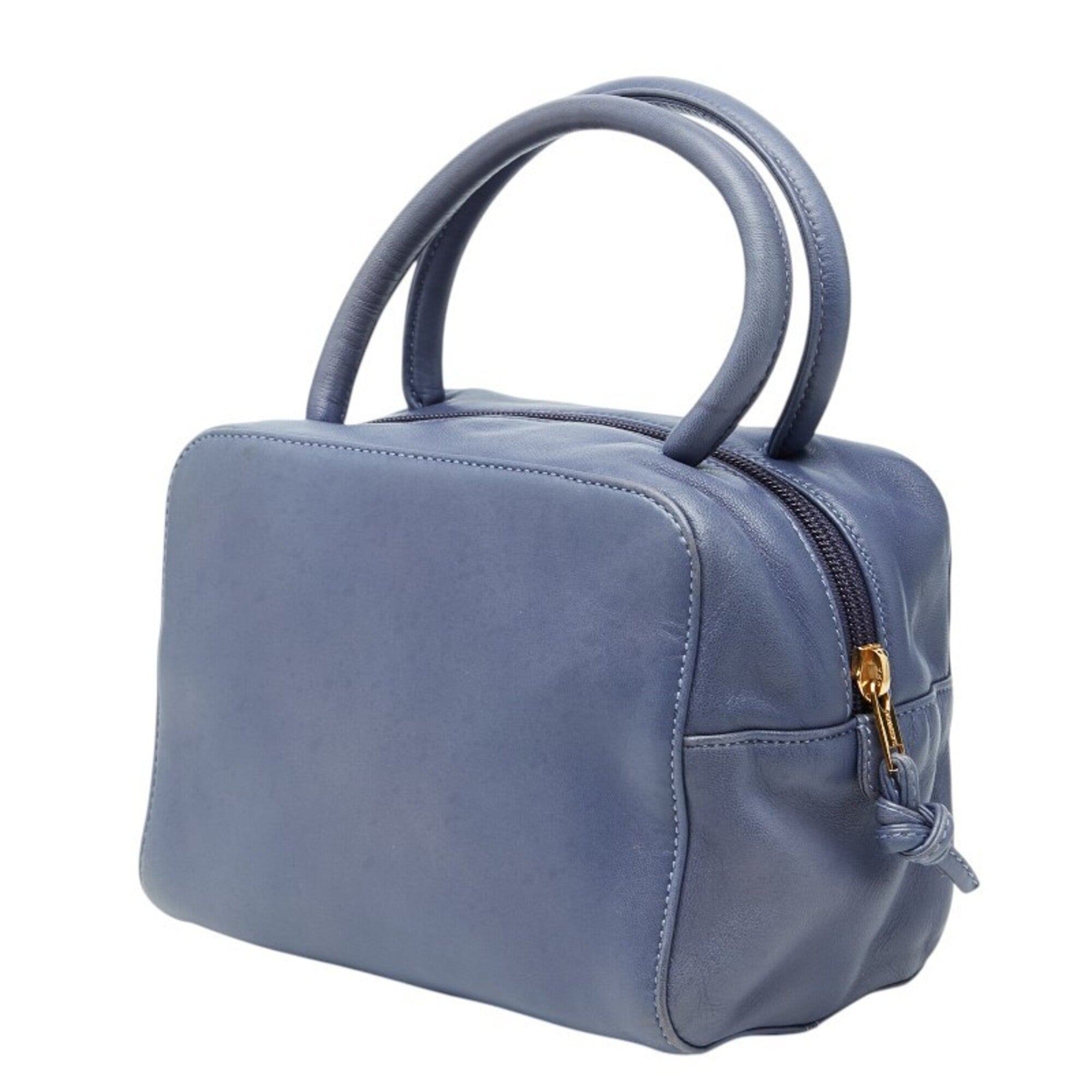 Loewe Blue Leather Handbag (Pre-Owned)