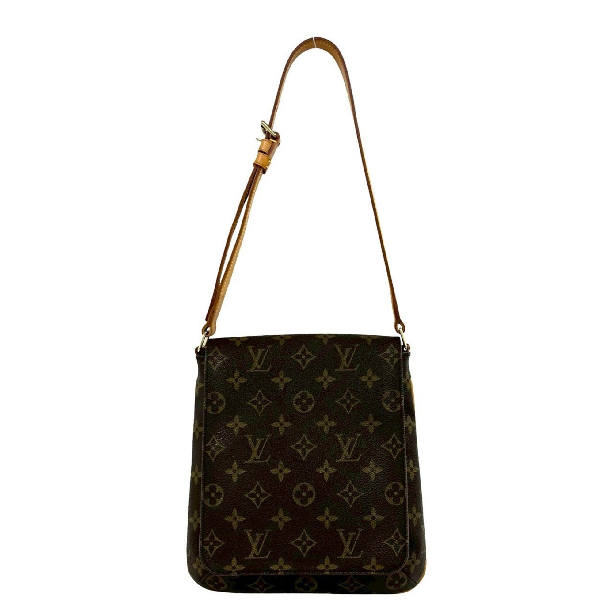 Louis Vuitton Brown Leather Pvc Shoulder Bag (Pre-Owned)