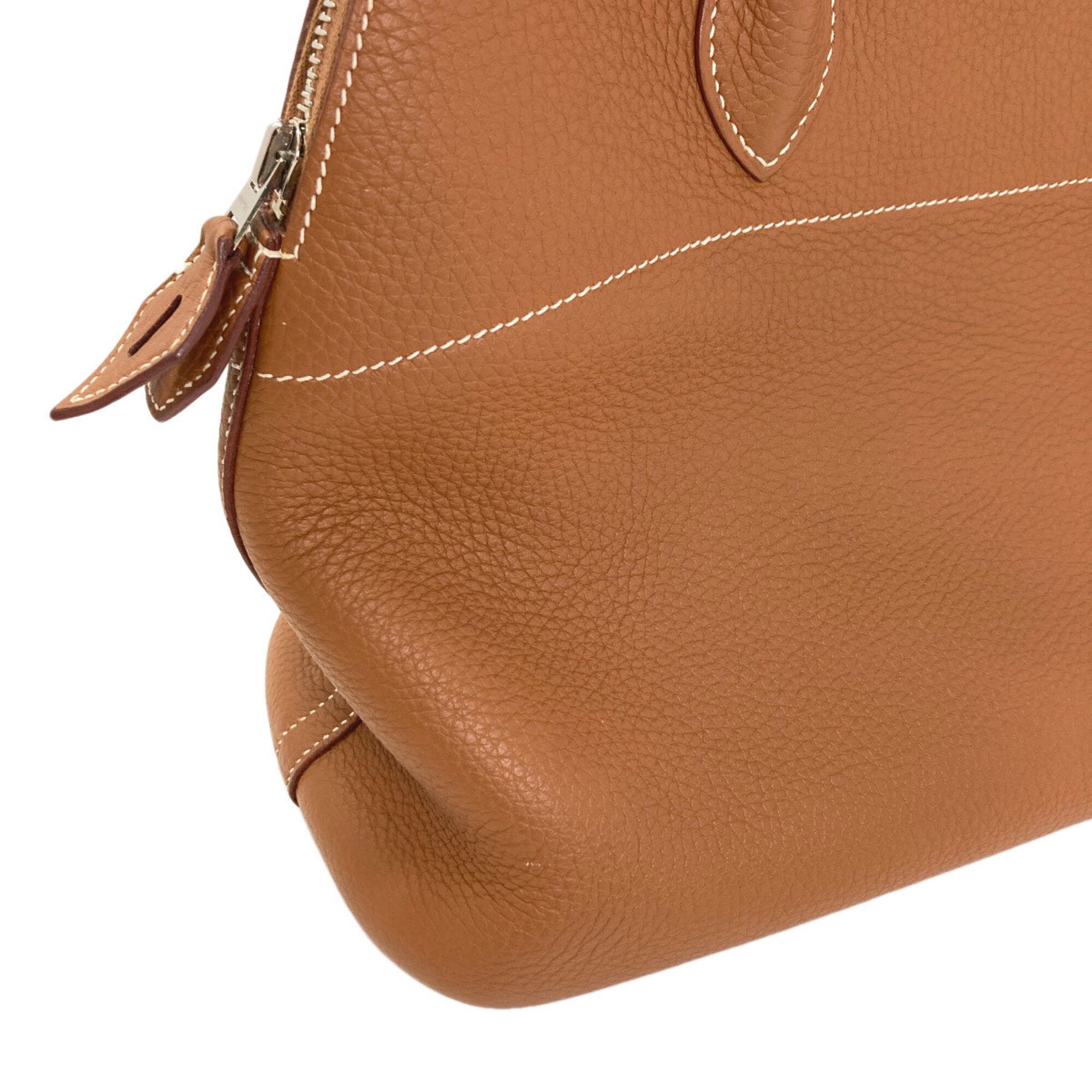 Hermes Bolide Gold Togo Leather Handbag (Pre-Owned)