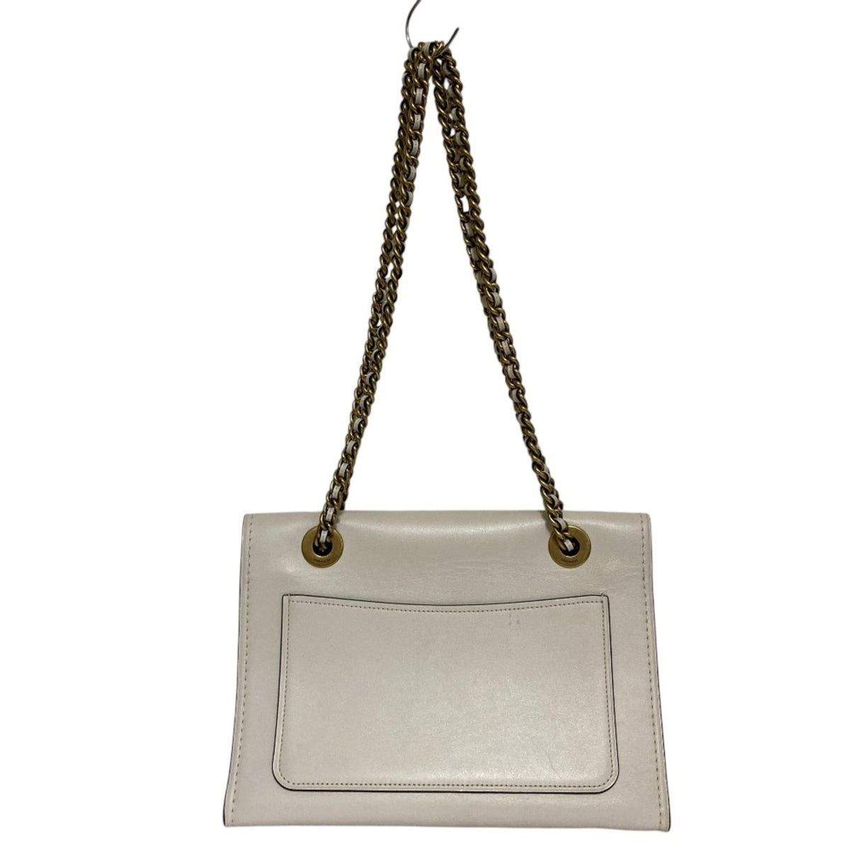 Coach White Leather Shoulder Bag (Pre-Owned)