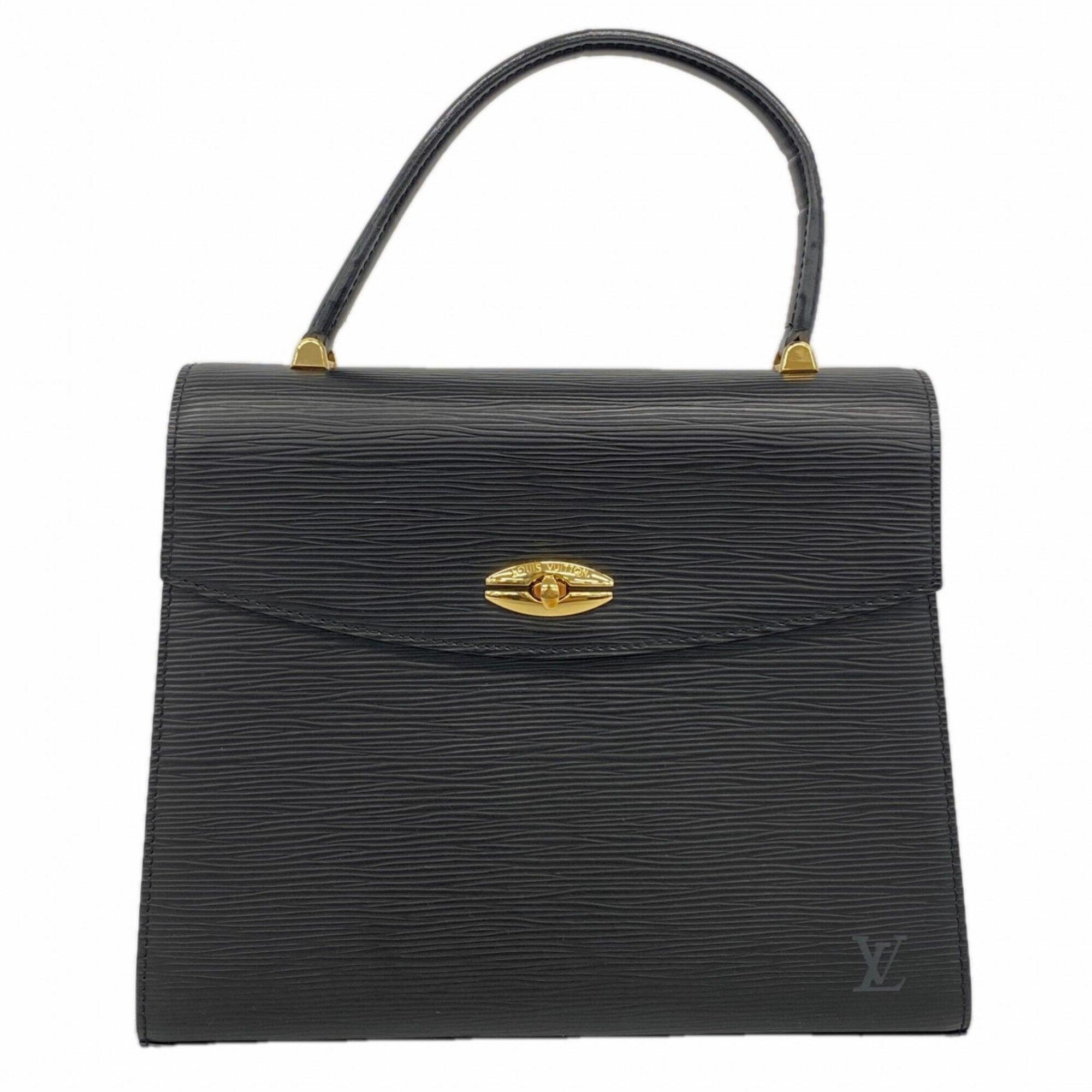 Louis Vuitton Noir Handbag (Pre-Owned)