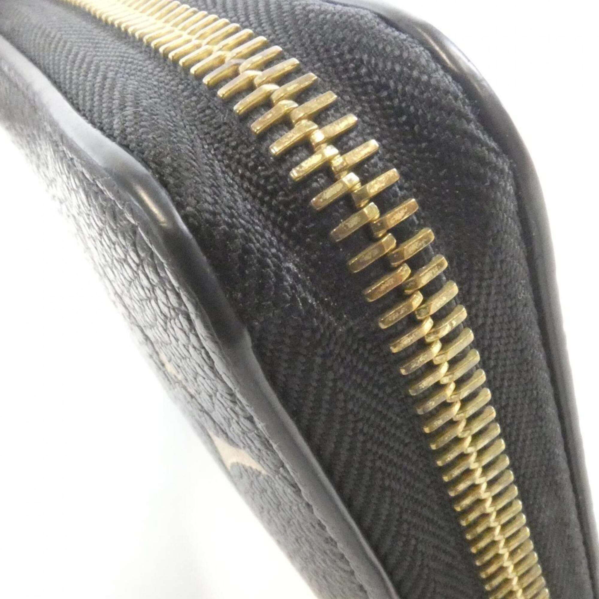Louis Vuitton Beige Bicolor Black Monogram Monogram Empreinte Leather Long Wallet (Bi-Fold) (Pre-Owned)
