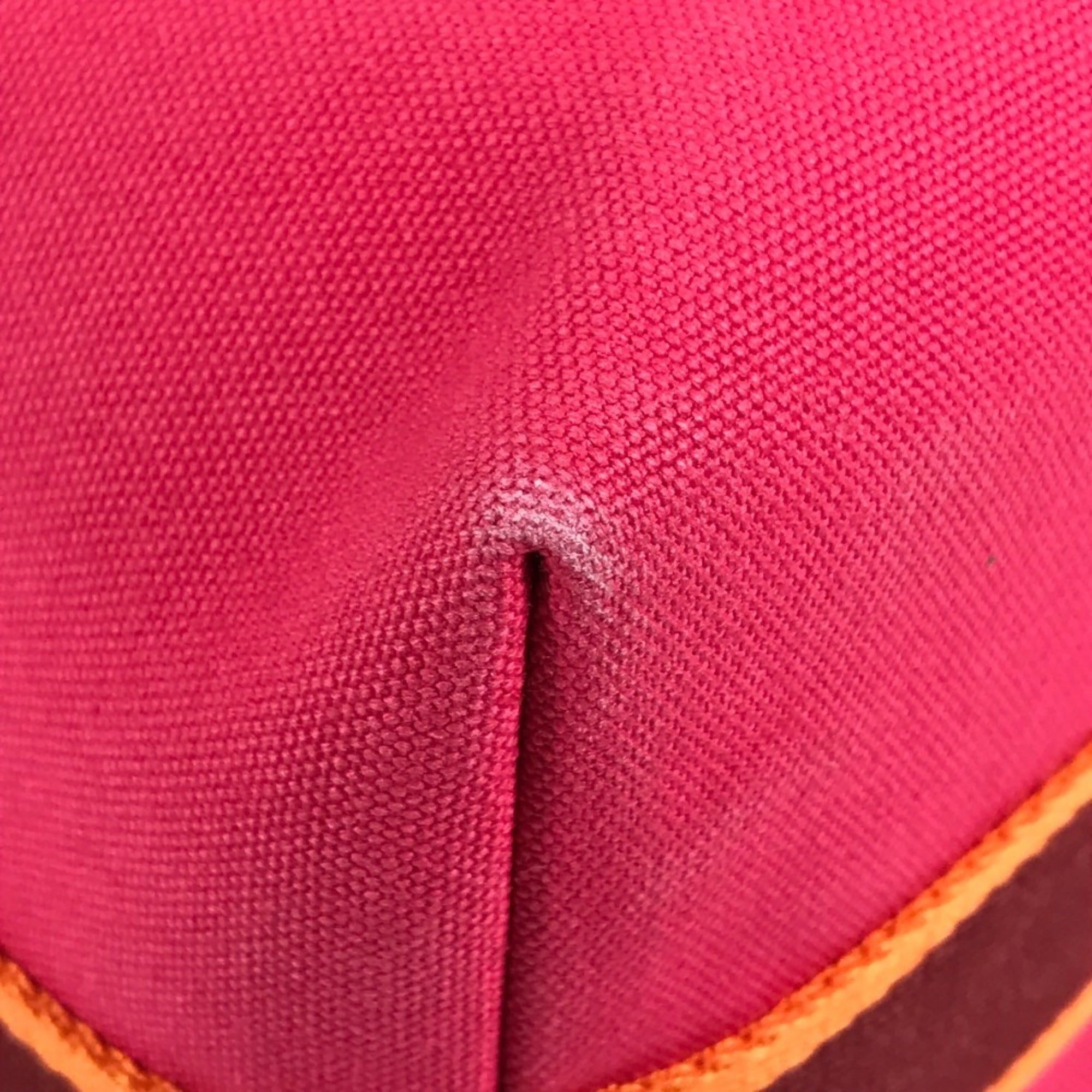 Hermes Pink Cotton Pouch Vanity Bag (Pre-Owned)
