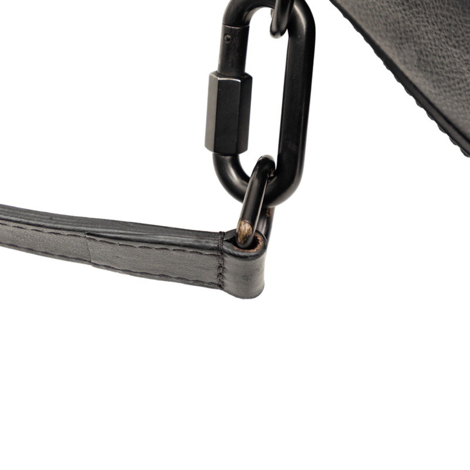 Louis Vuitton Monogram Eclipse Black Gray Pvc Leather Shoulder Bag (Pre-Owned)