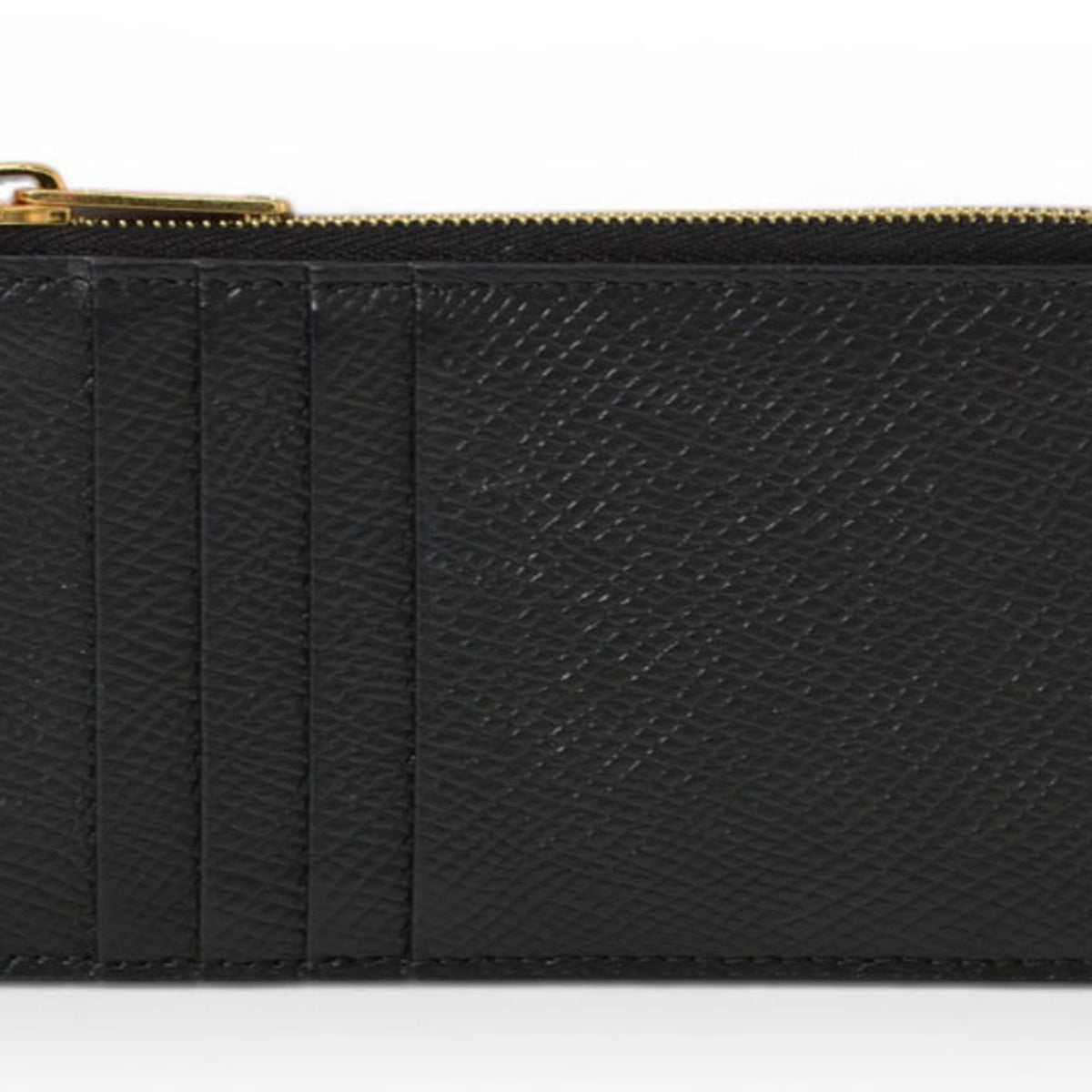 Celine Black Leather Card Wallet (Pre-Owned)