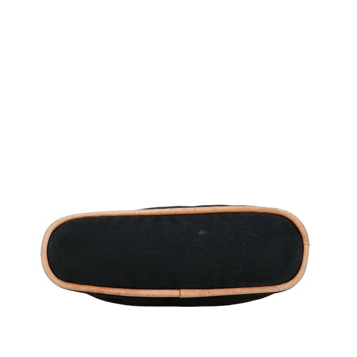 Hermes Black Canvas Leather Pouch (Pre-Owned)