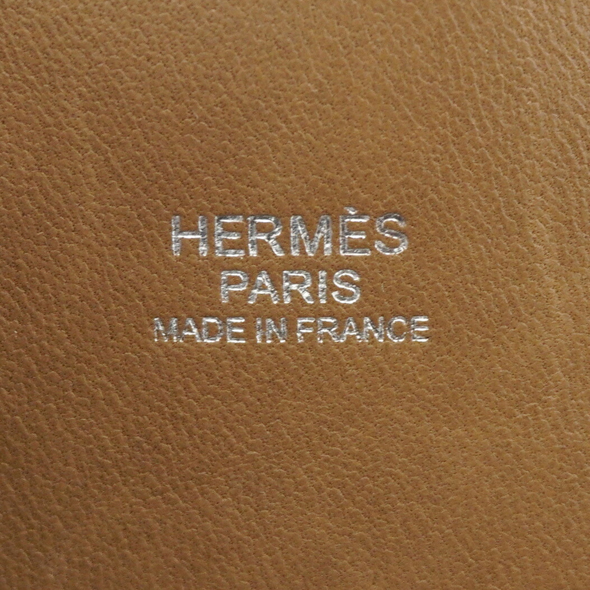 Hermes Etoupe Gray Taurillon Clemence Leather Handbag (Pre-Owned)