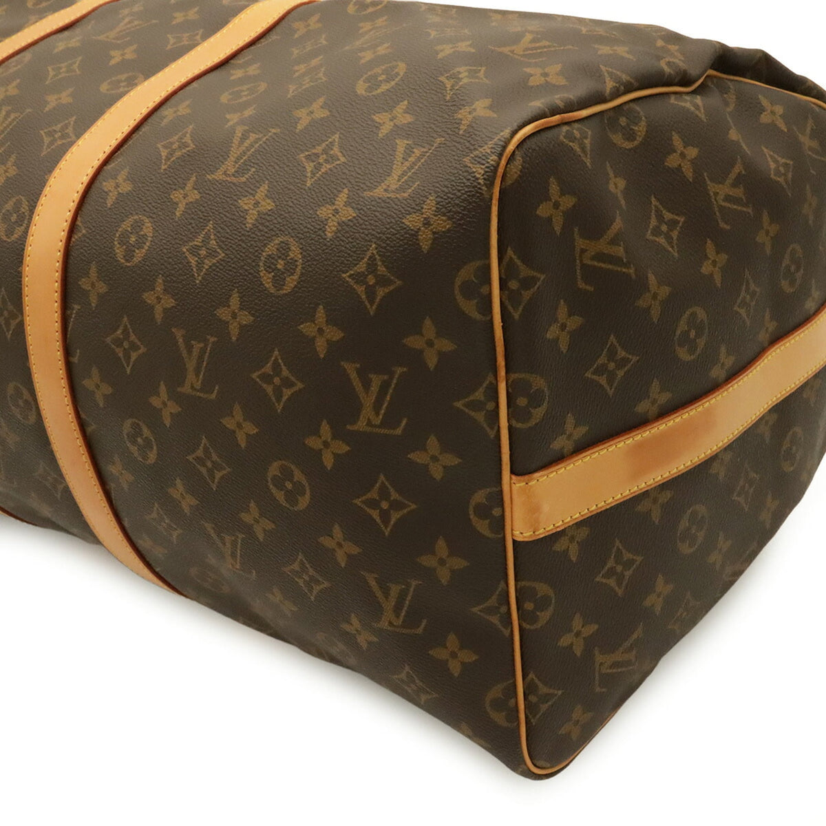 Louis Vuitton Brown Monogram Canvas Boston Bag Shoulder Bag (Pre-Owned)