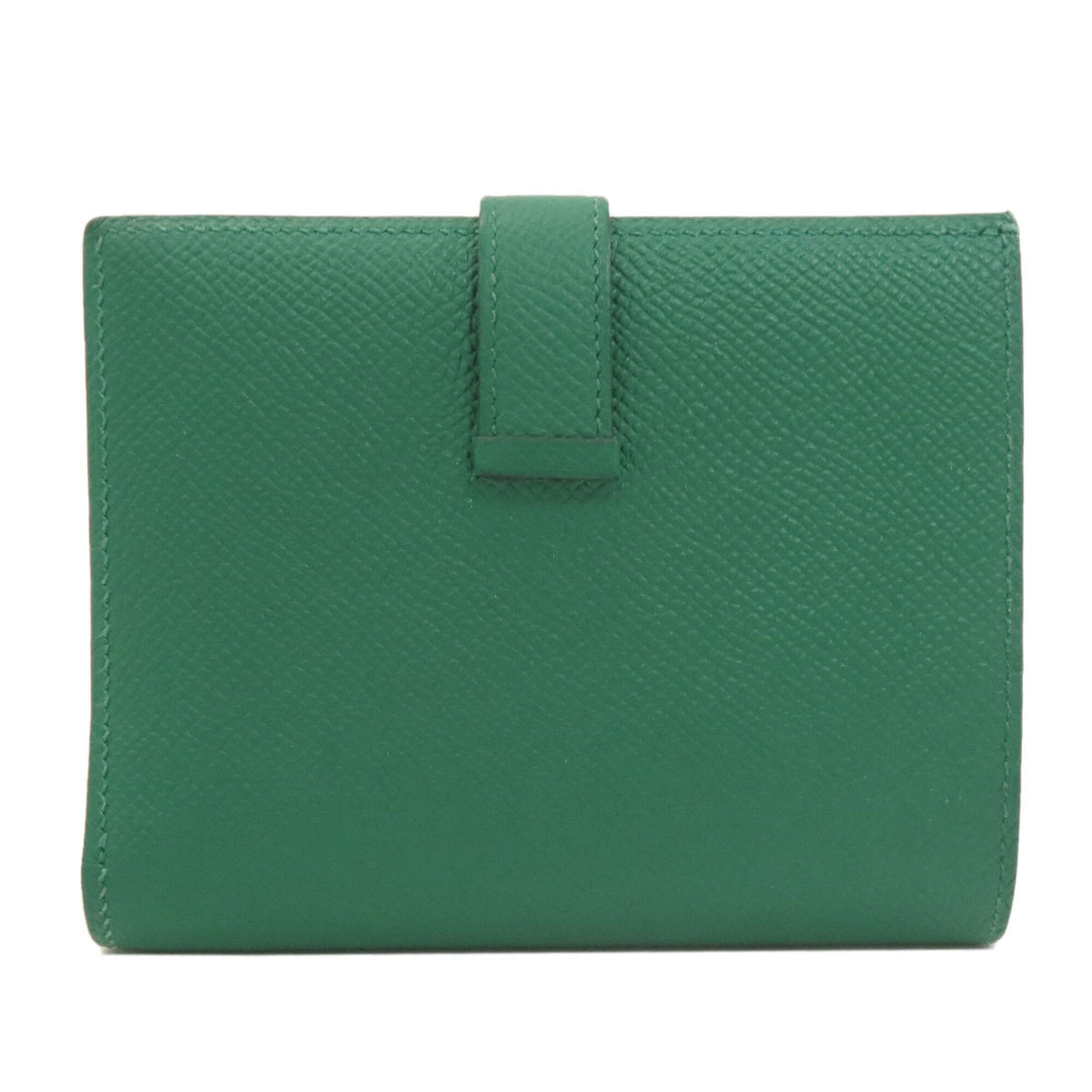 Hermes Green Epsom Leather Wallet (Bi-Fold) (Pre-Owned)