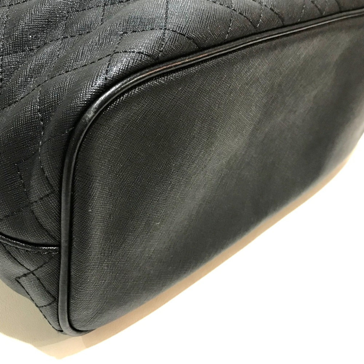 Marc By Marc Jacobs Black Pvc Leather Shoulder Bag Tote Bag (Pre-Owned)