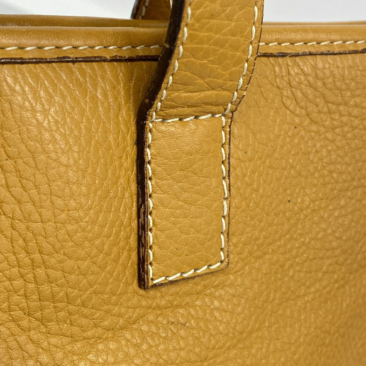 Fendi Light Brown Leather Tote Bag (Pre-Owned)