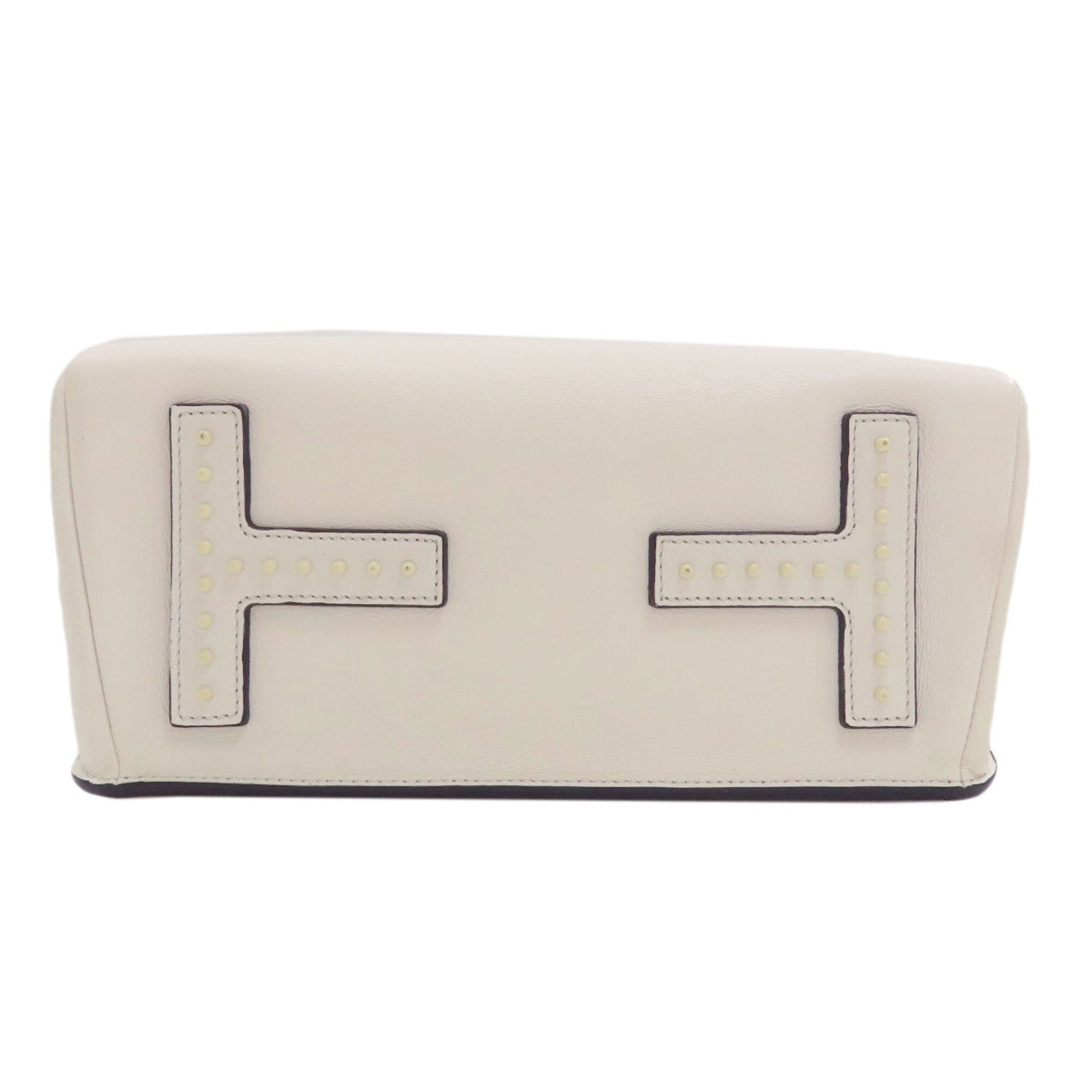 Tod's White Leather Handbag (Pre-Owned)