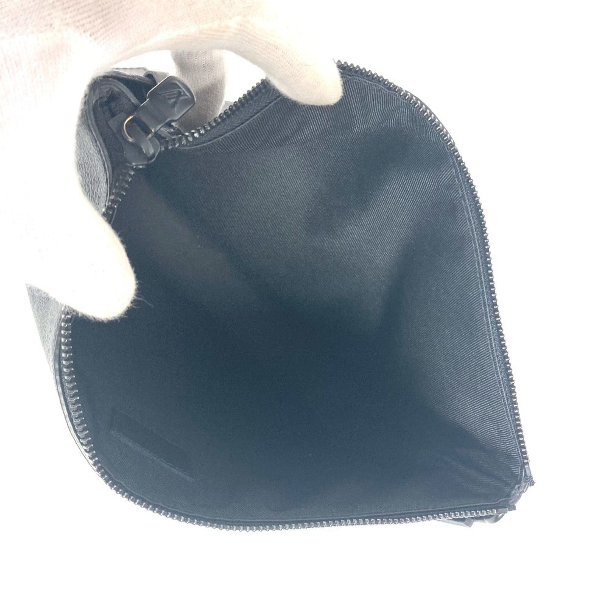 Louis Vuitton Black Damier Graphite Clutch Bag Pouch (Pre-Owned)