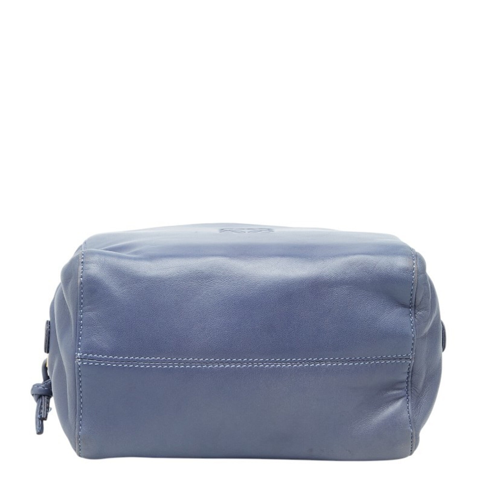 Loewe Blue Leather Handbag (Pre-Owned)