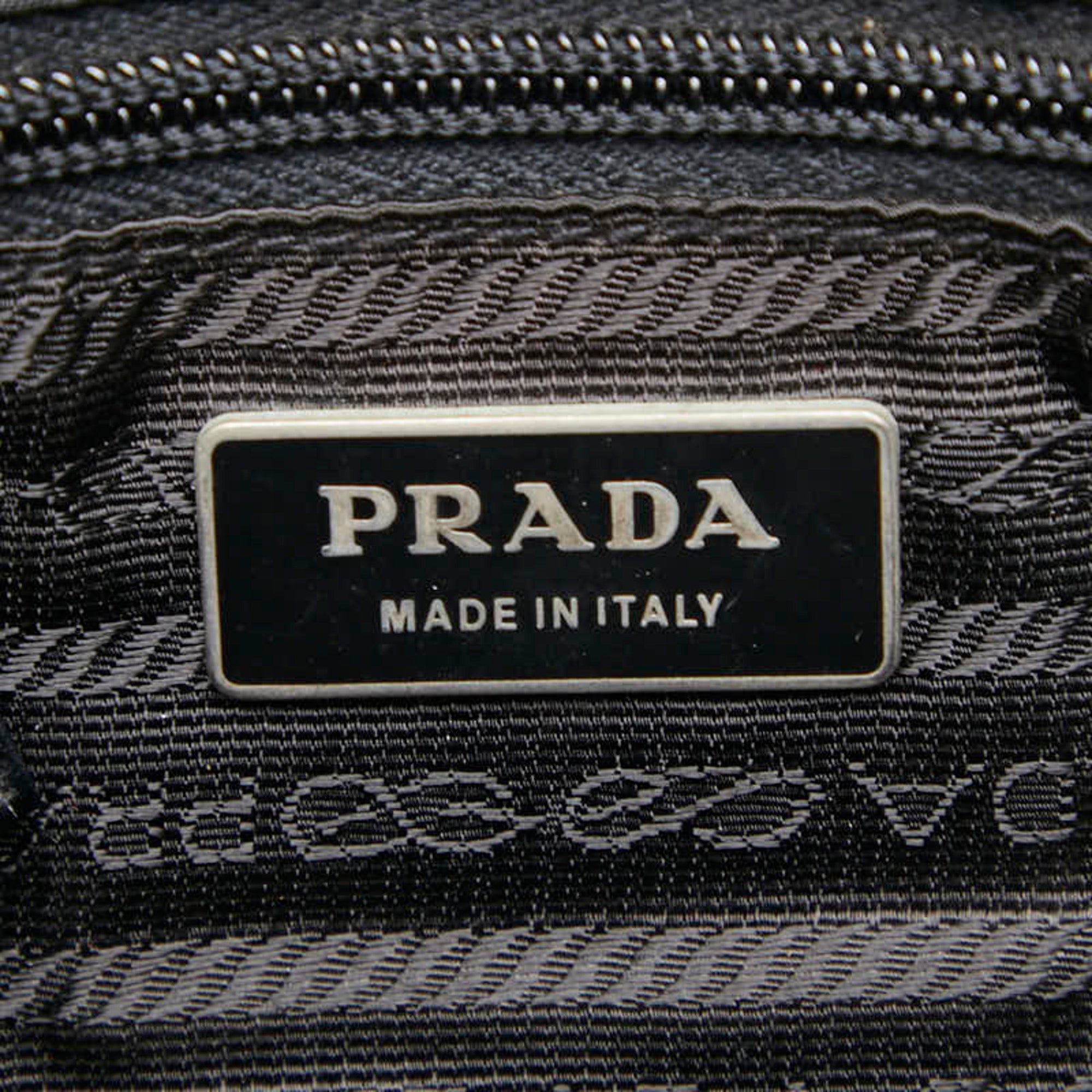 Prada Black Nylon Shoulder Bag (Pre-Owned)