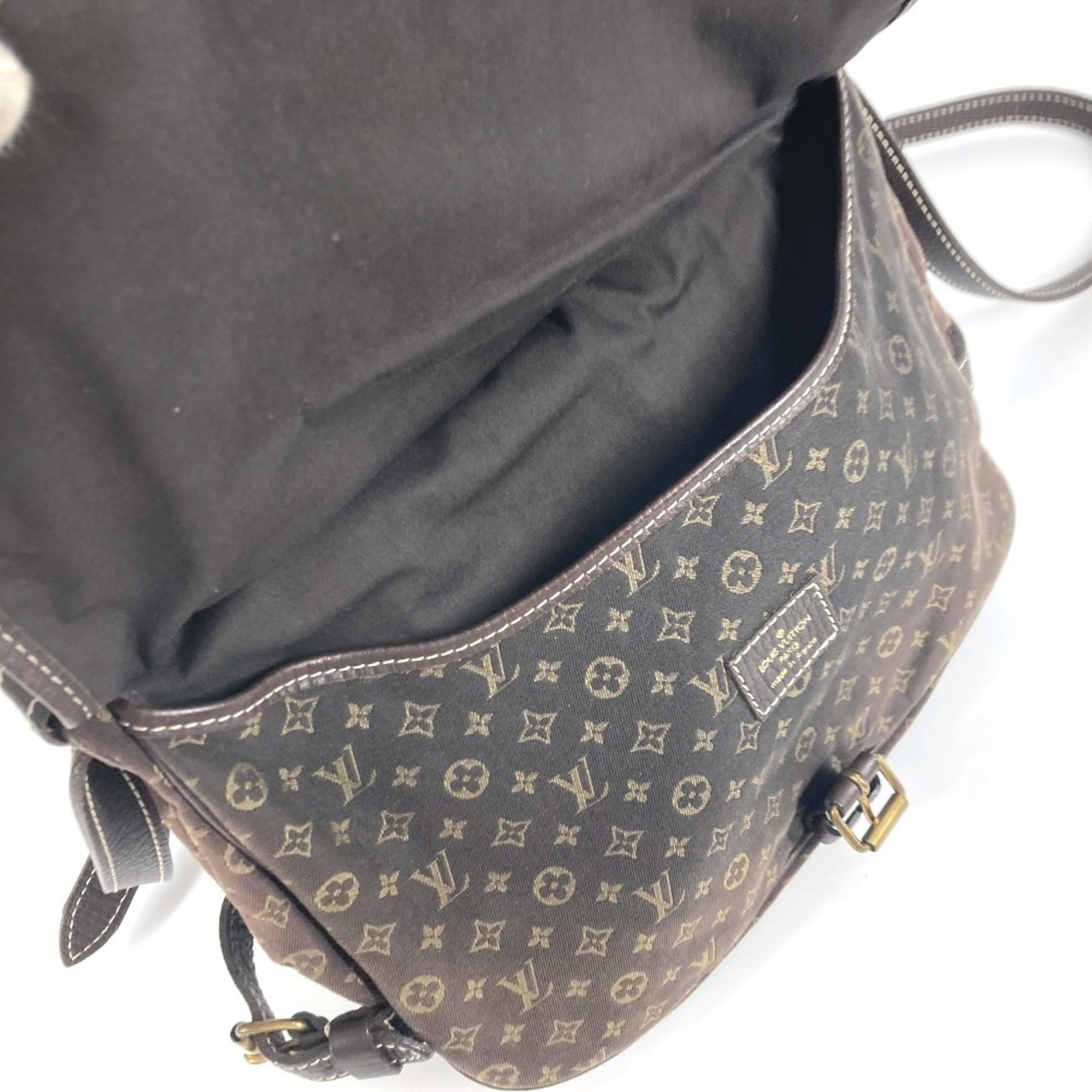 Louis Vuitton Brown Fusain Monogram Mini Lin Shoulder Bag (Pre-Owned)