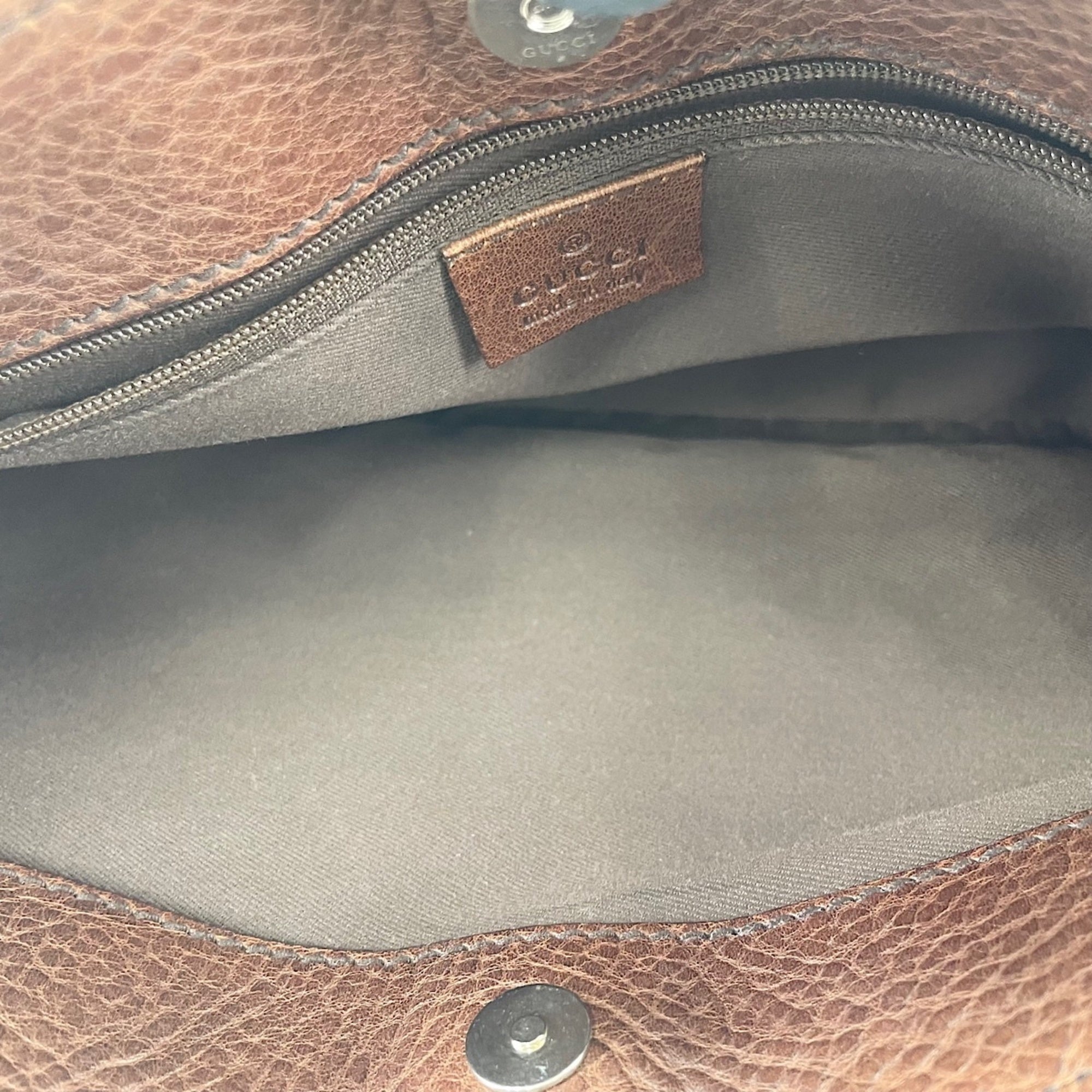 Gucci Brown Handbag (Pre-Owned)