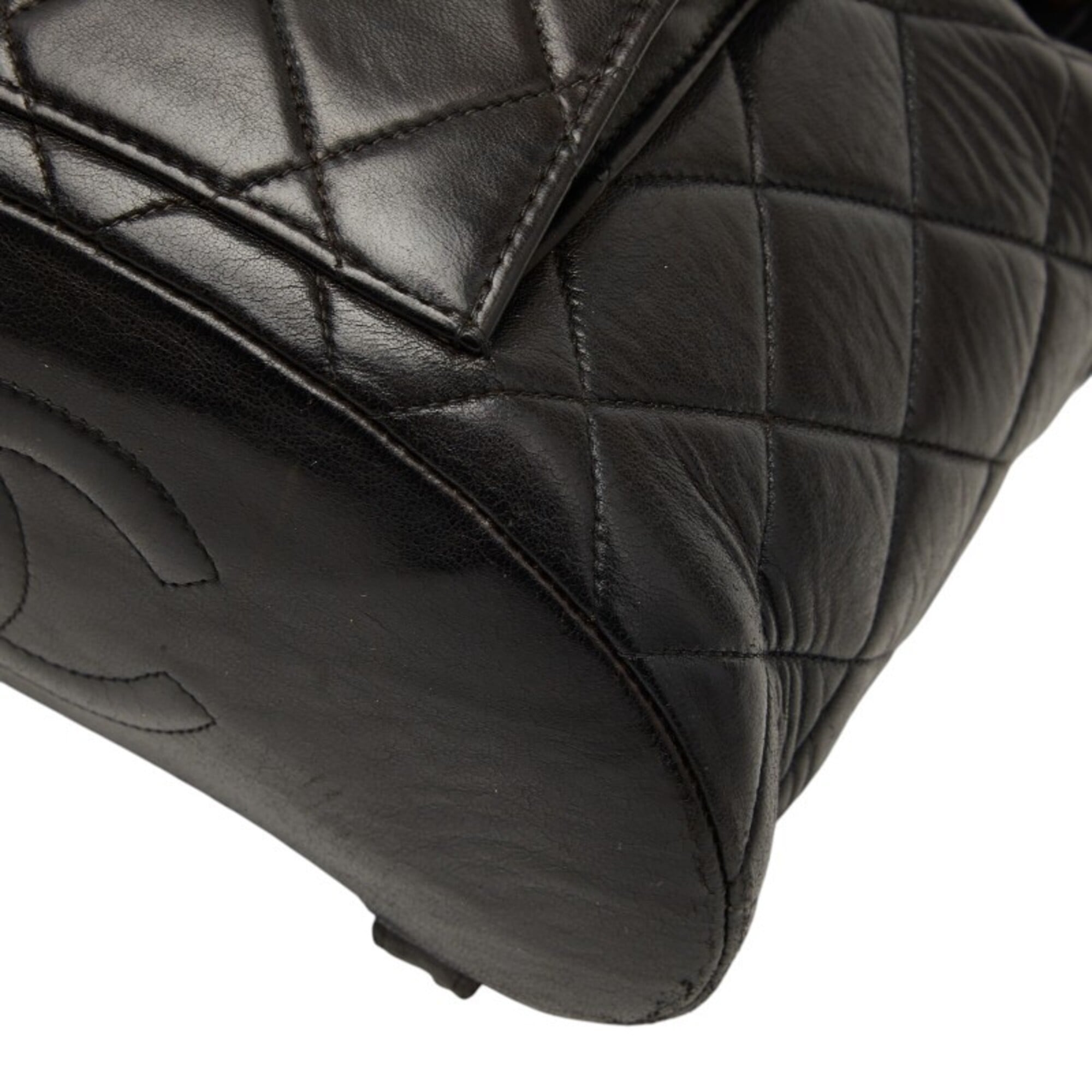 Chanel Black Leather Backpack (Pre-Owned)
