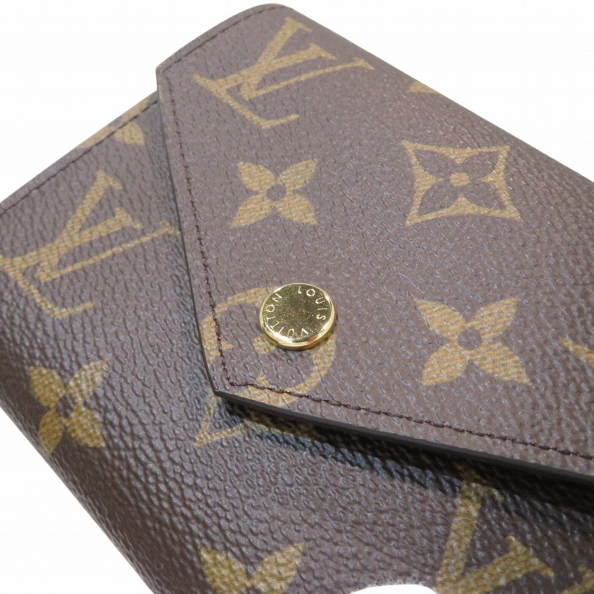 Louis Vuitton Brown Monogram Monogram Canvas Wallet (Tri-Fold) (Pre-Owned)