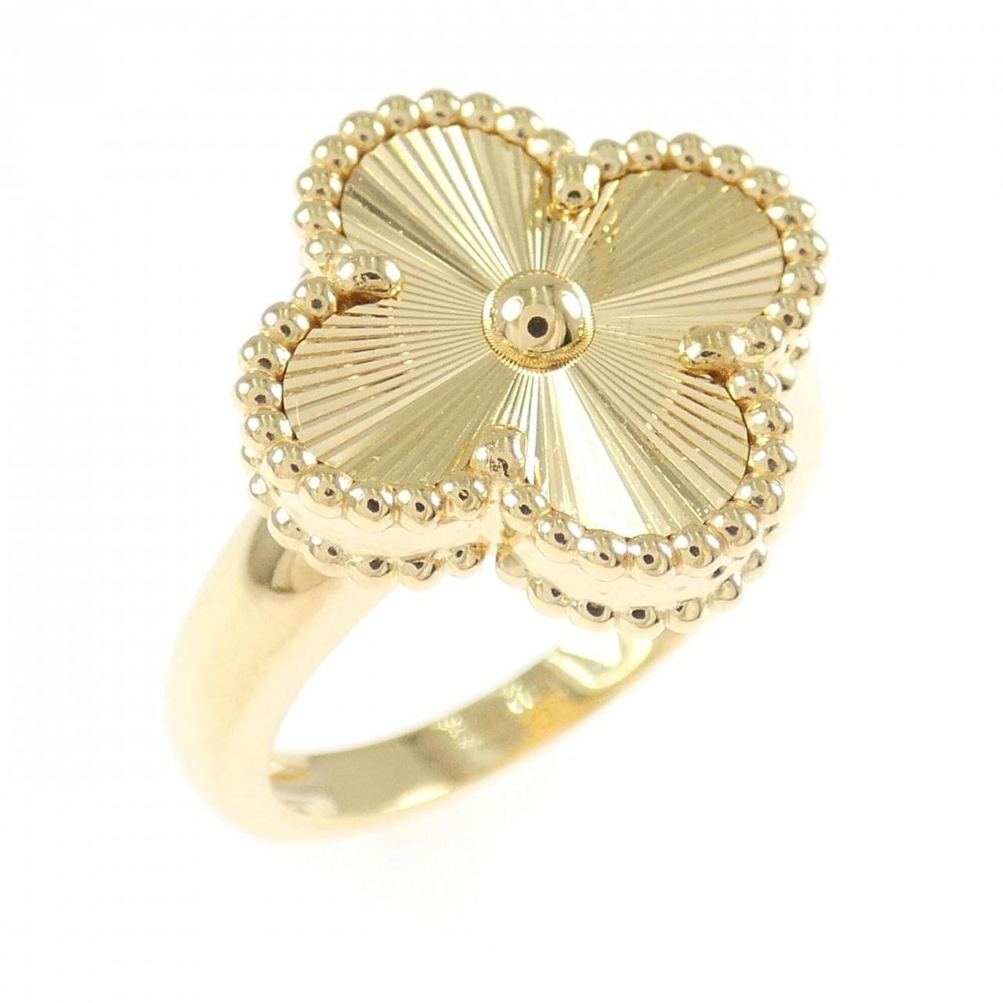 Van Cleef & Arpels Yellow Gold (18K) Band Ring (Pre-Owned)