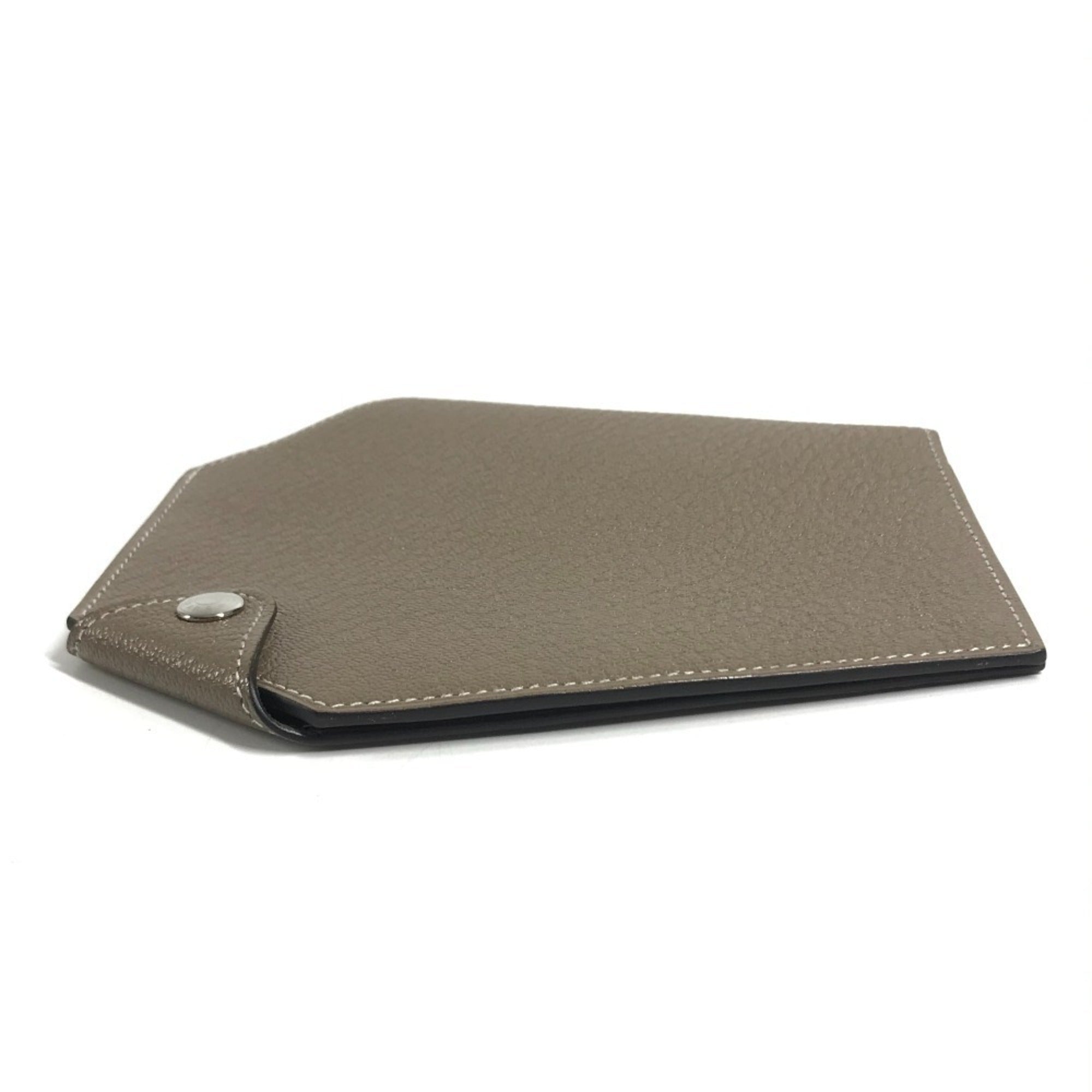 Hermes Etoupe Gray Gray Chevre Leather (Pre-Owned)