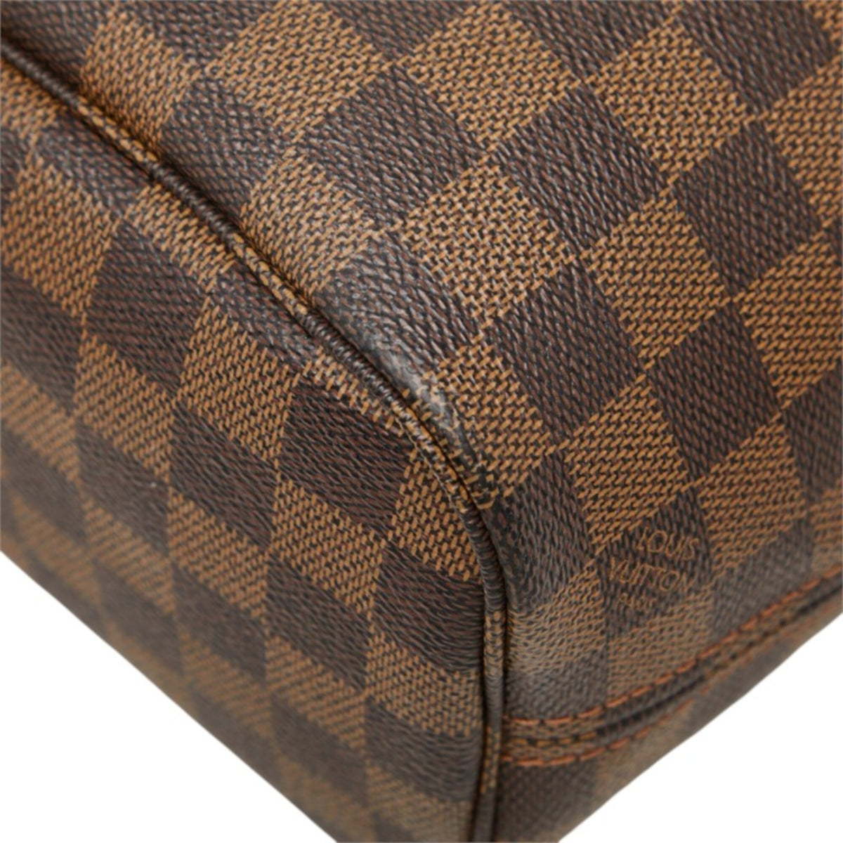 Louis Vuitton Damier Brown Cerise Red Color Pvc Leather Shoulder Bag Tote Bag (Pre-Owned)