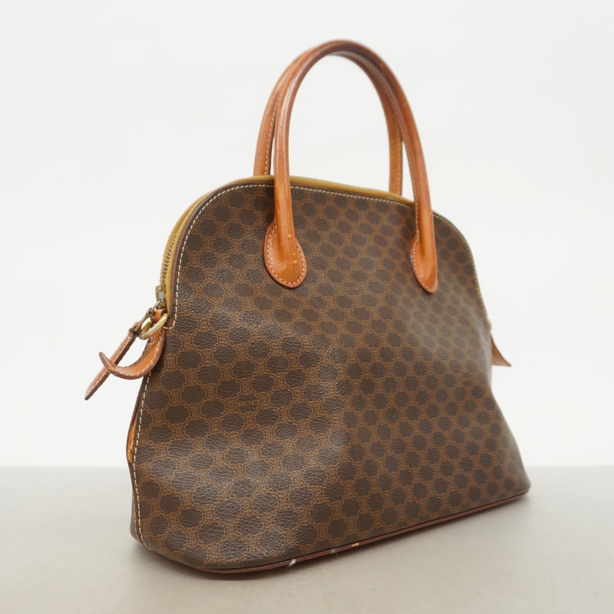 Celine Brown Pvc Handbag (Pre-Owned)