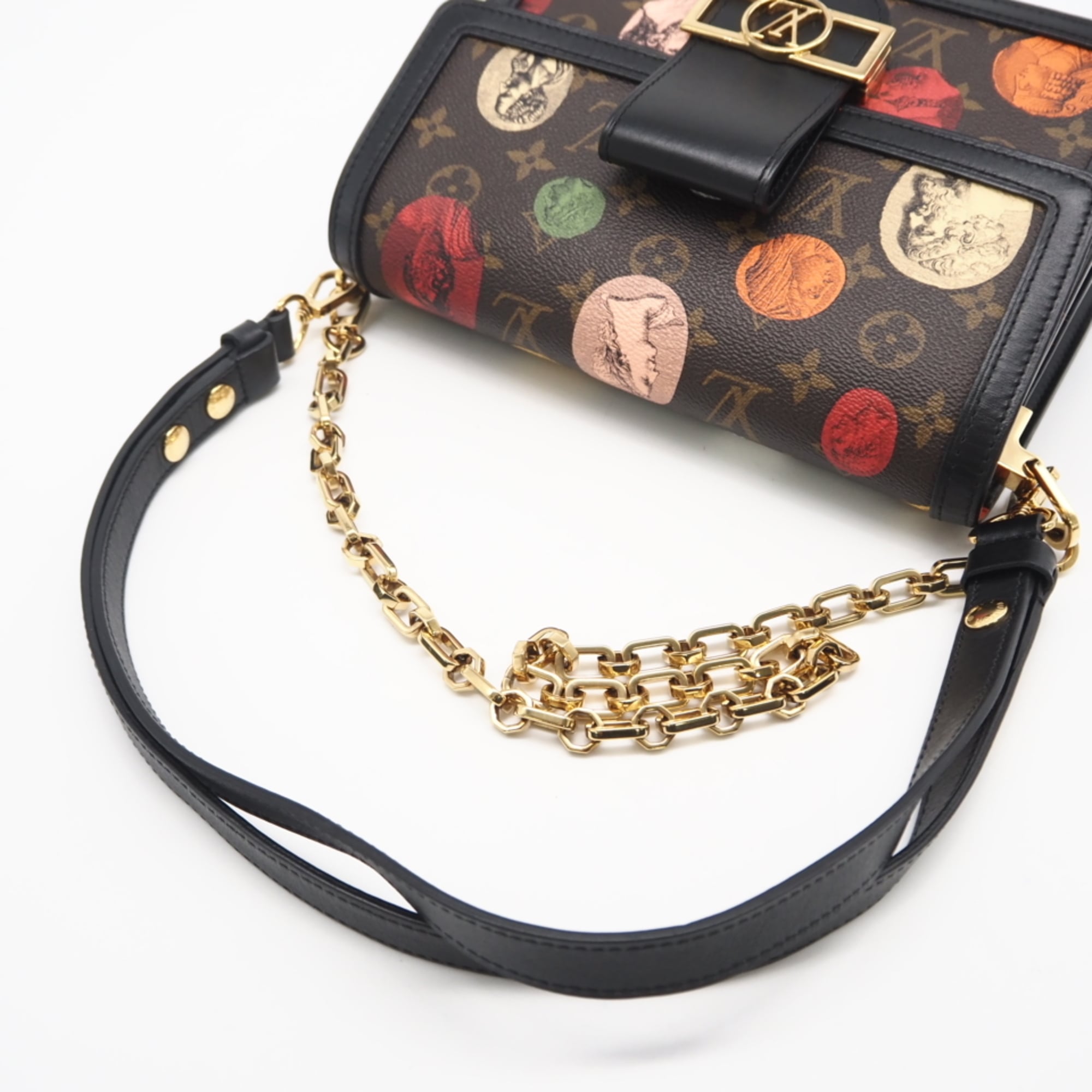 Louis Vuitton Multi-Color Coated Canvas Leather Shoulder Bag (Pre-Owned)