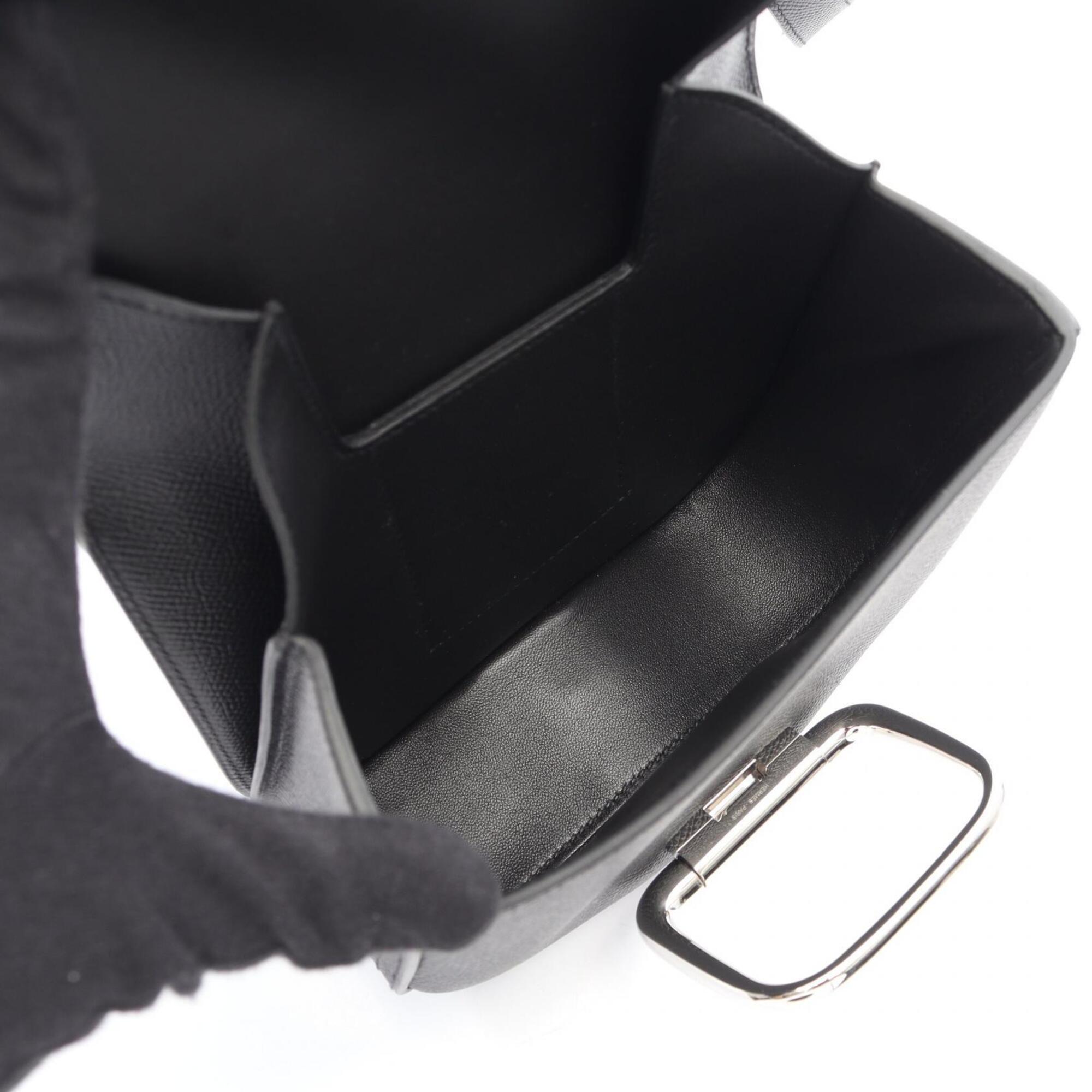 Hermes Black Epsom Leather Shoulder Bag (Pre-Owned)