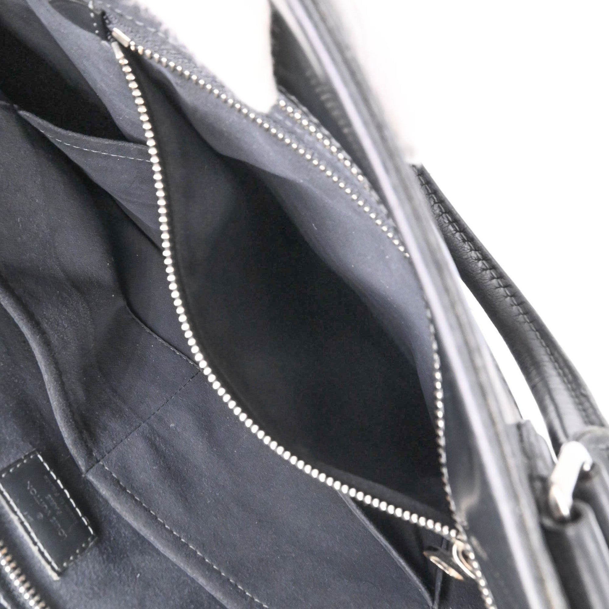 Louis Vuitton Black Cobalt Shoulder Bag Tote Bag (Pre-Owned)