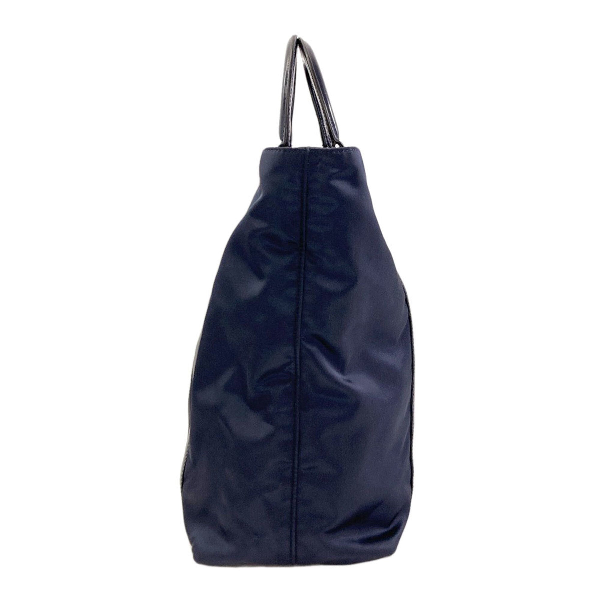Prada Navy Nylon Handbag (Pre-Owned)