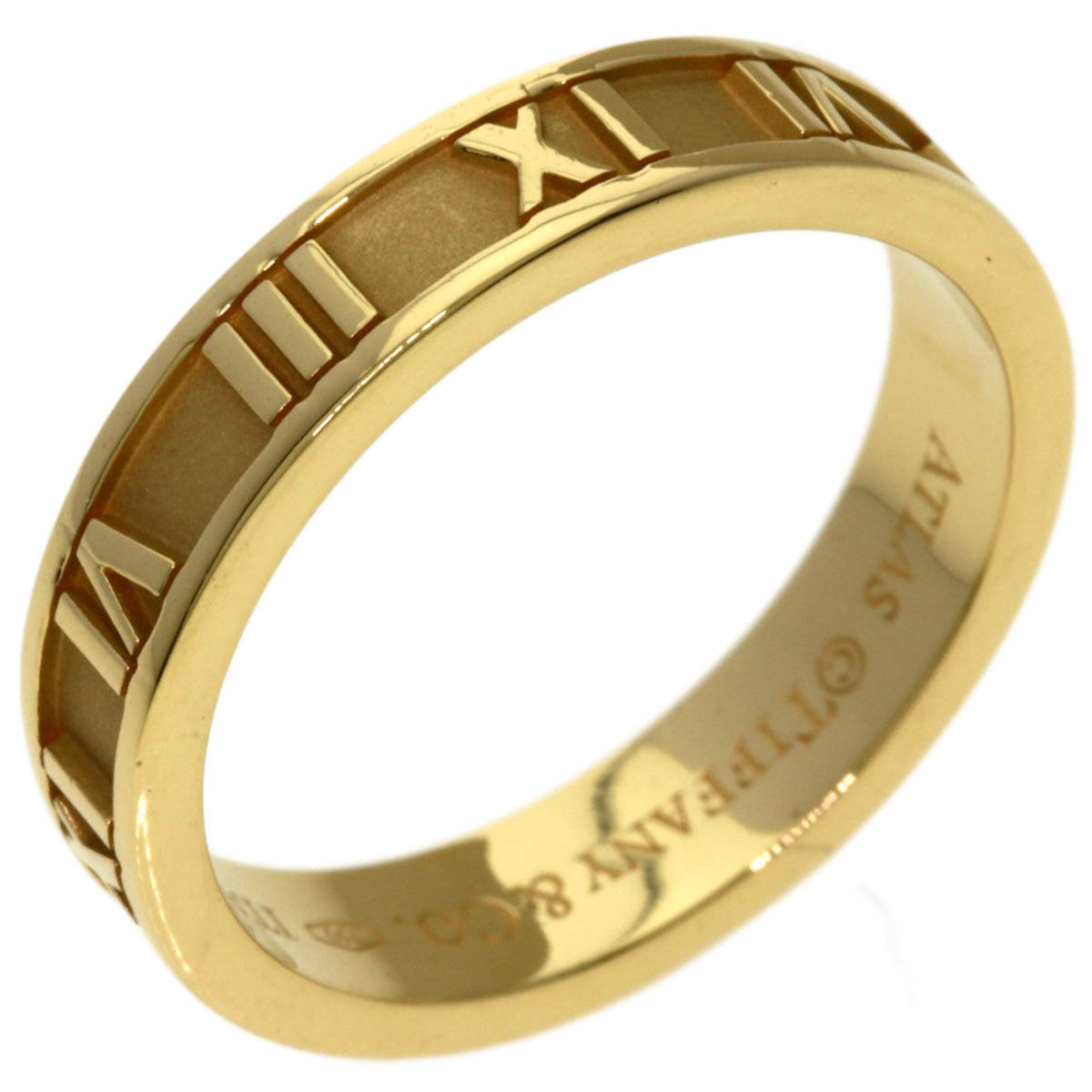 Tiffany Atlas Yellow Gold (18K) Band Ring (Pre-Owned)
