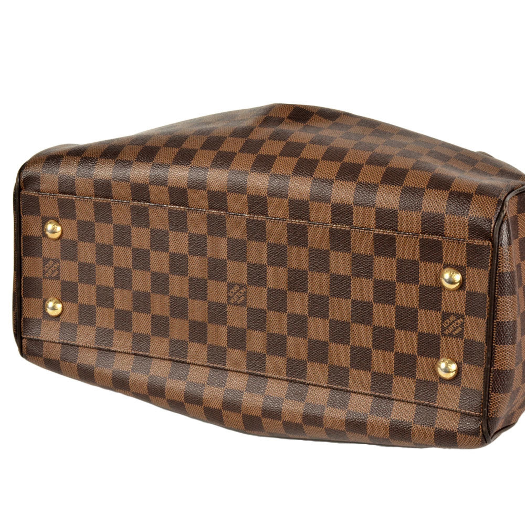 Louis Vuitton Ebene Damier Canvas Handbag (Pre-Owned)