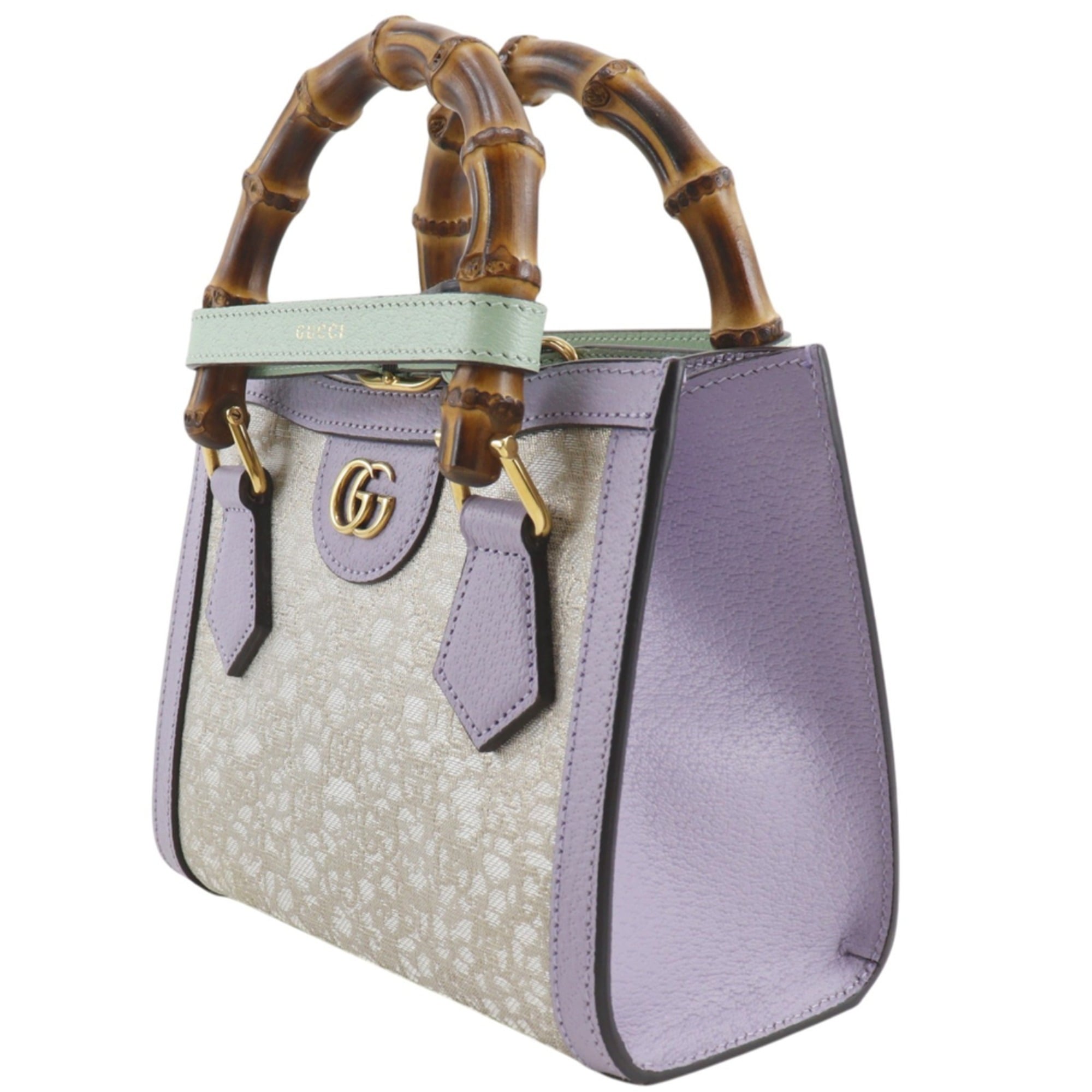 Gucci Purple Leather Handbag (Pre-Owned)
