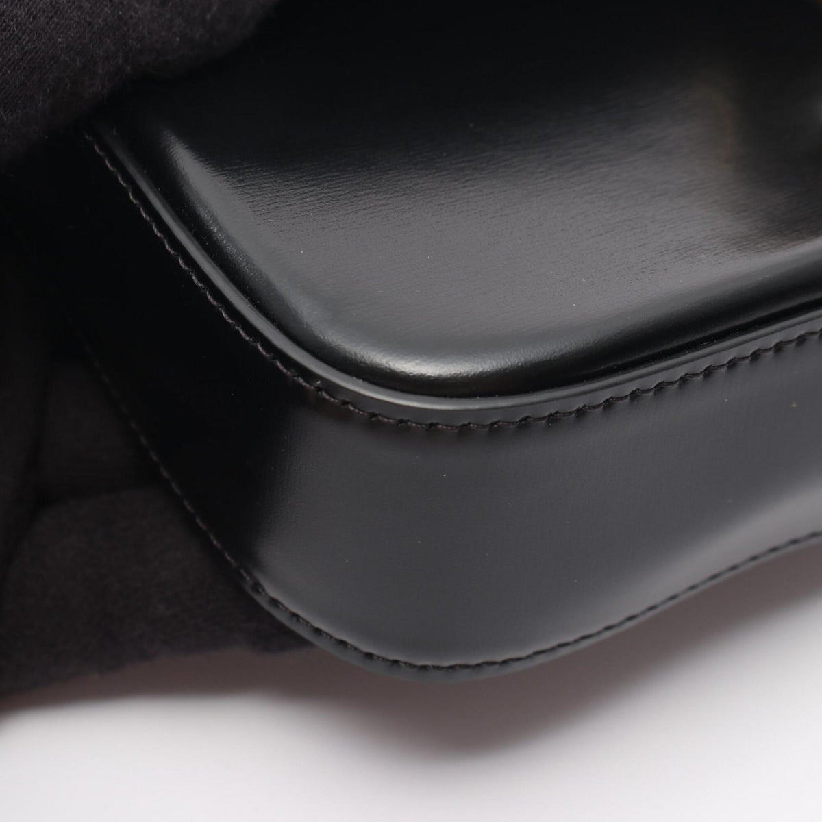 Celine Black Leather Handbag Shoulder Bag (Pre-Owned)
