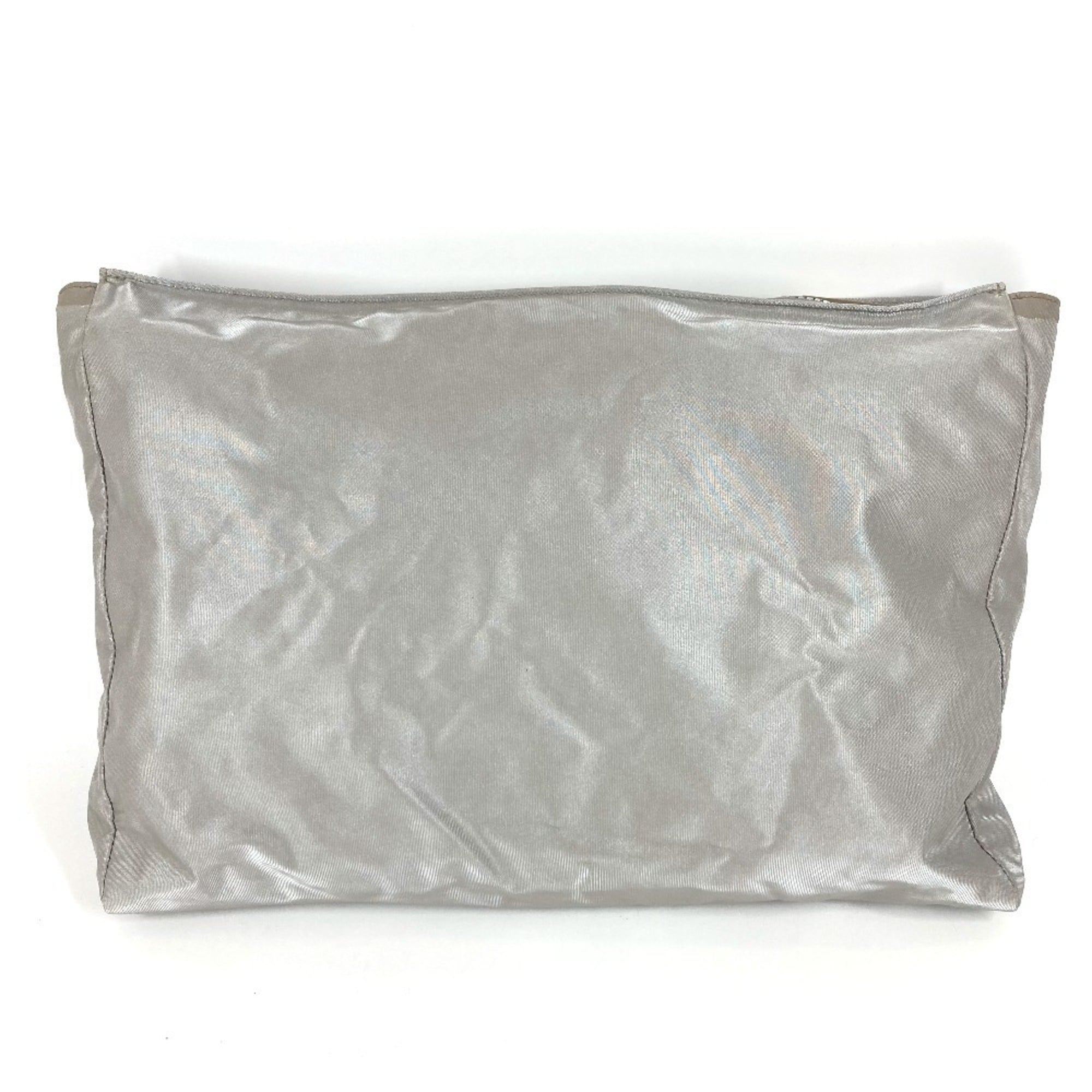 Chanel Gray Rubber Vinyl Beach Bag Shoulder Bag Tote Bag (Pre-Owned)