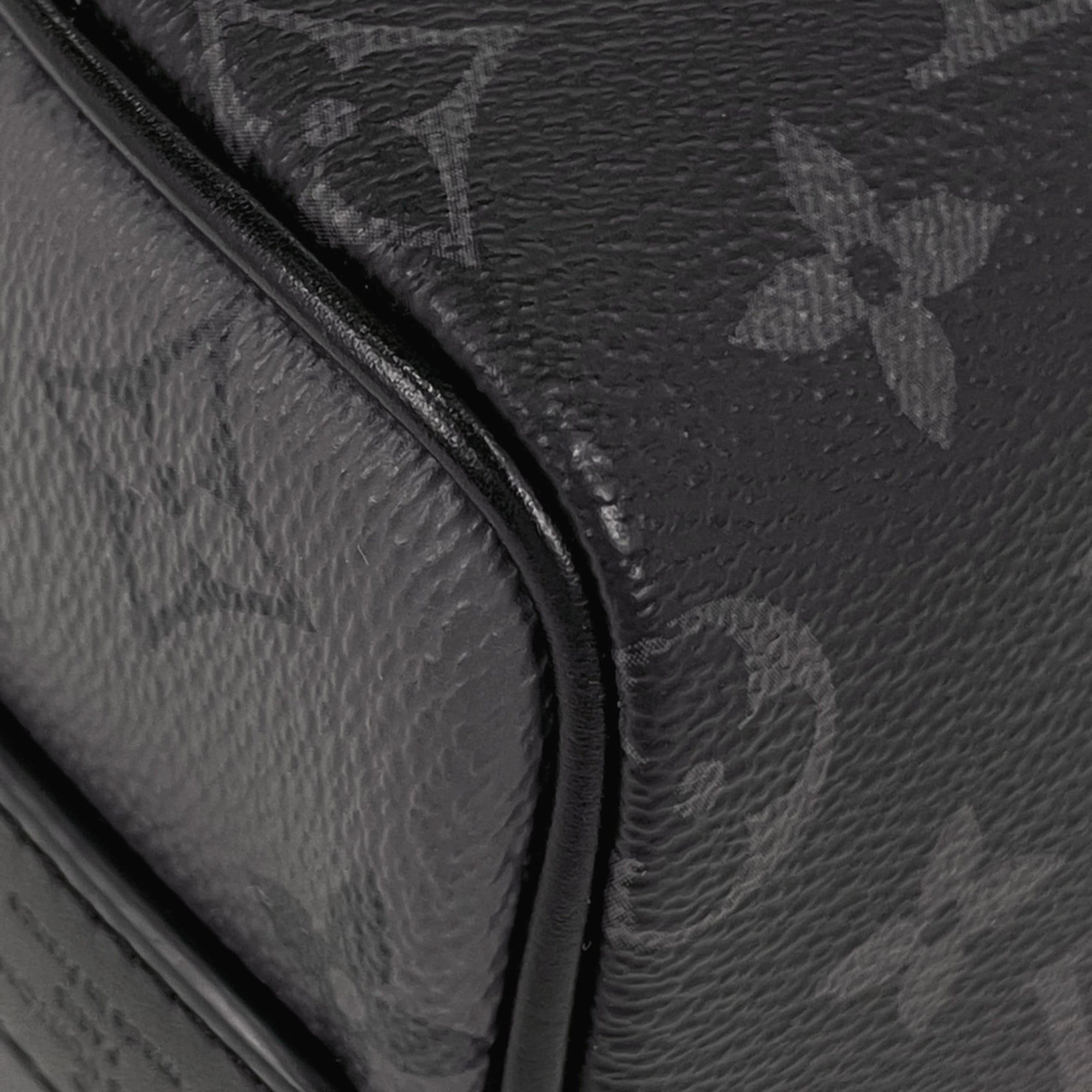 Louis Vuitton Black Gray Monogram Eclipse Noir Monogram Eclipse Tote Bag (Pre-Owned)