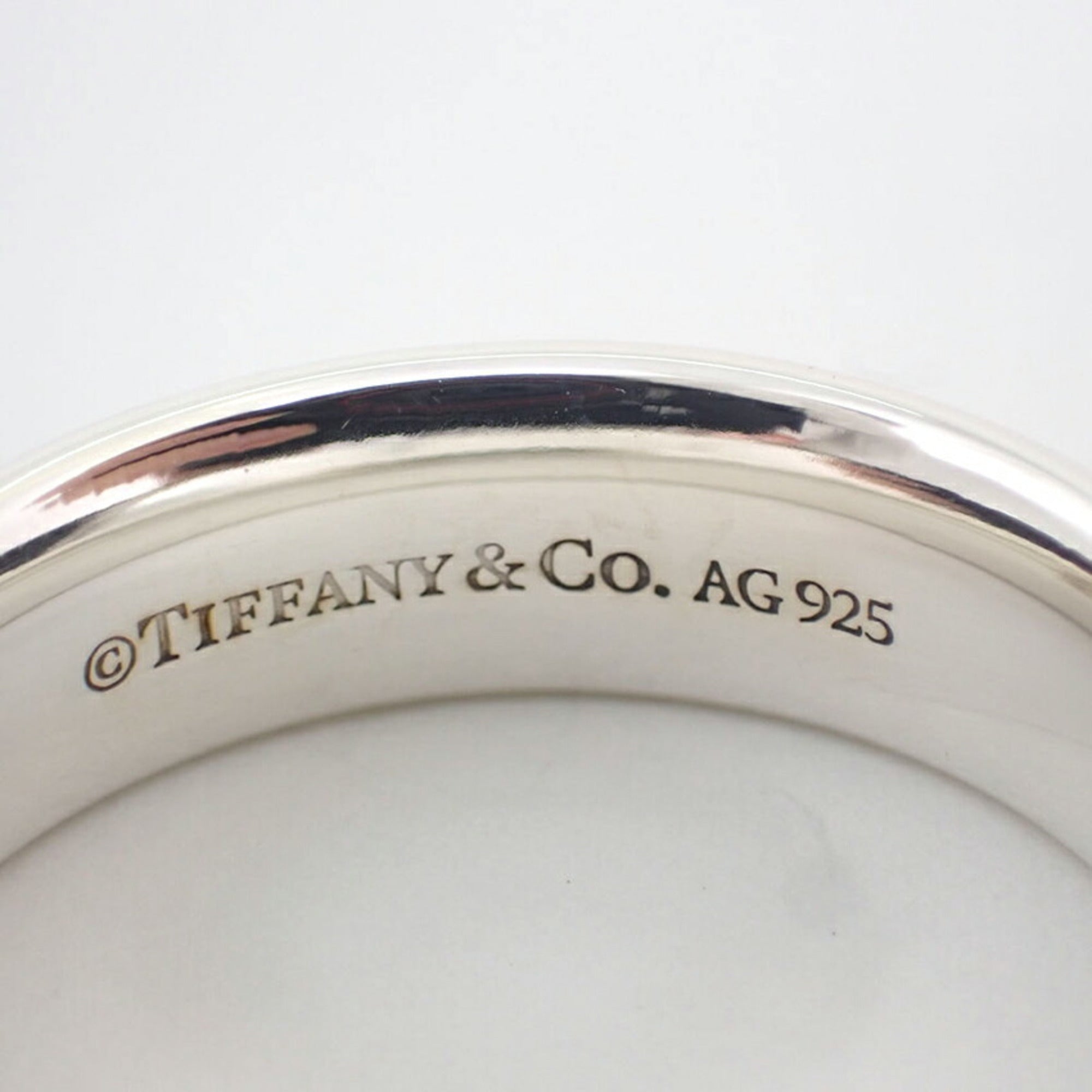 Tiffany Sterling Silver 925 Band Ring (Pre-Owned)