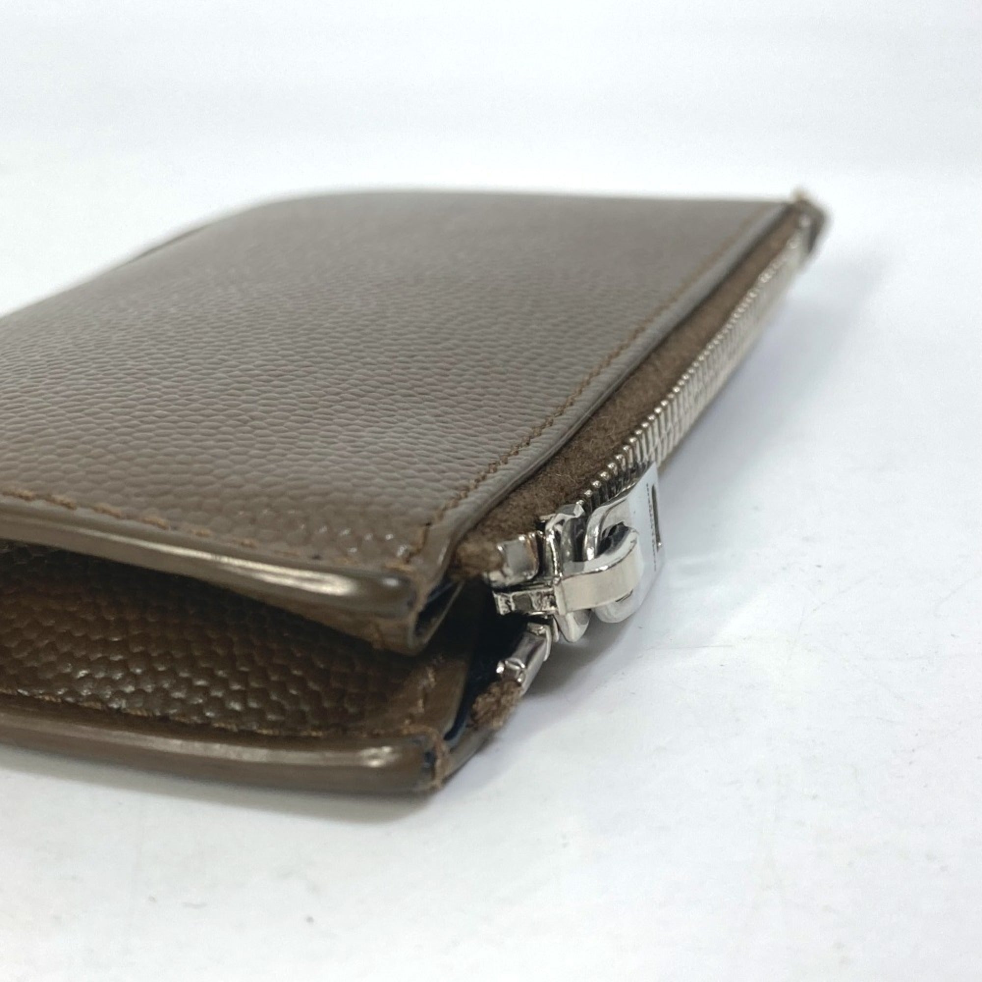 Yves Saint Laurent Brown Leather Coin Purse/Coin Case (Pre-Owned)