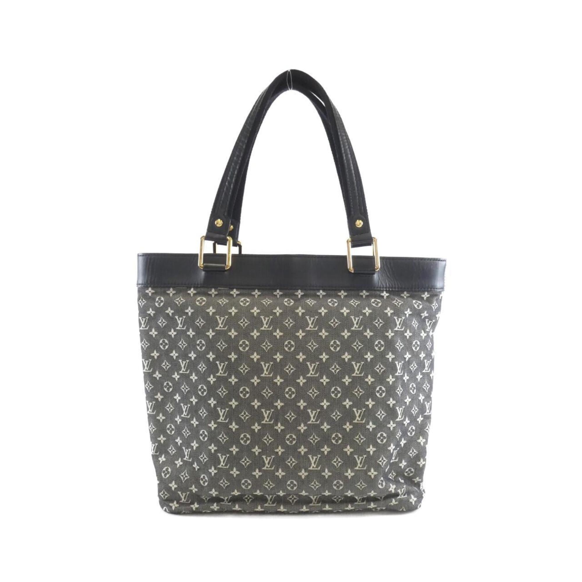 Louis Vuitton Black Canvas Handbag (Pre-Owned)