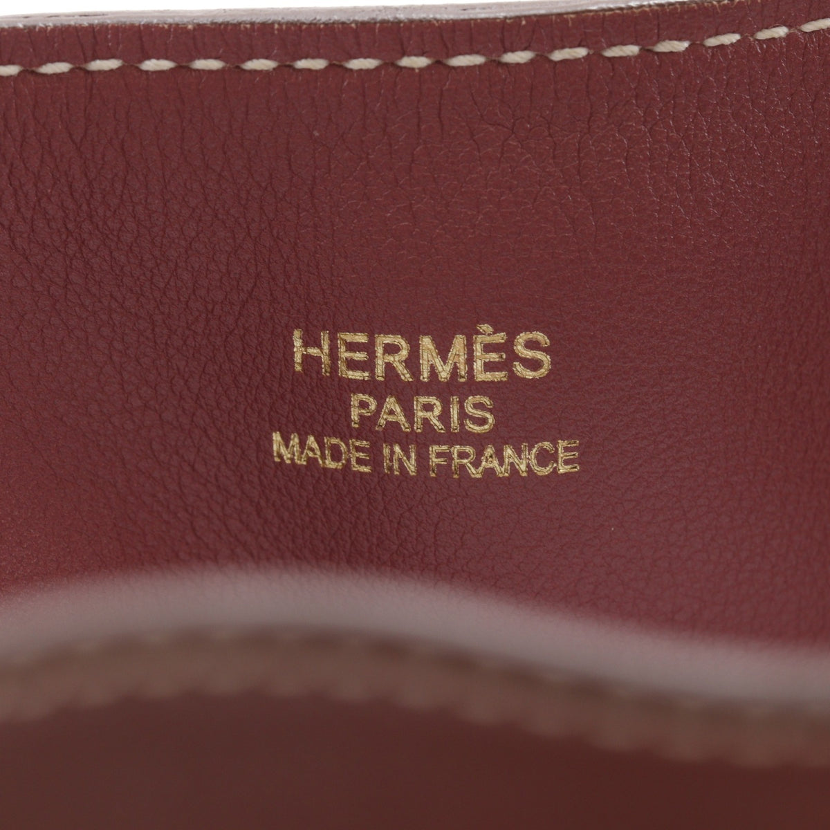 Hermes Pink Red Color Swift Leather Tote Bag (Pre-Owned)