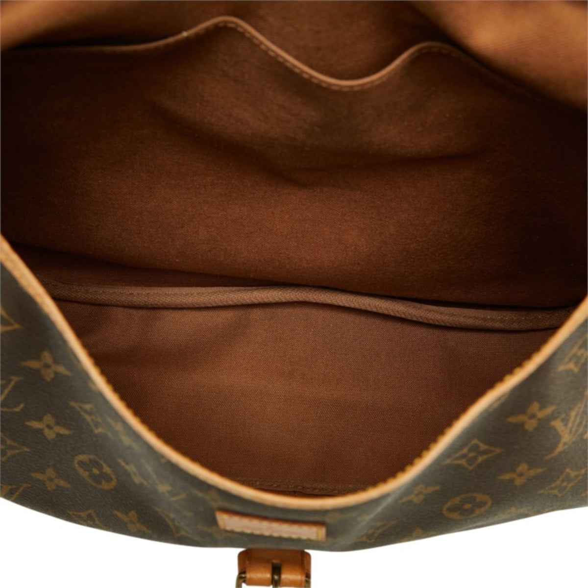 Louis Vuitton Brown Pvc Leather Shoulder Bag (Pre-Owned)