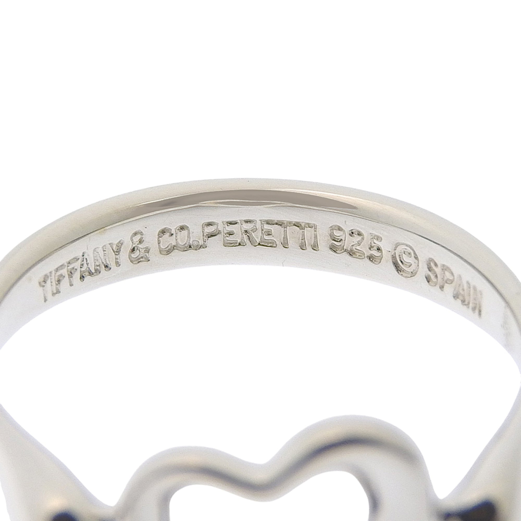 Tiffany Silver Silver 925 Band Ring (Pre-Owned)