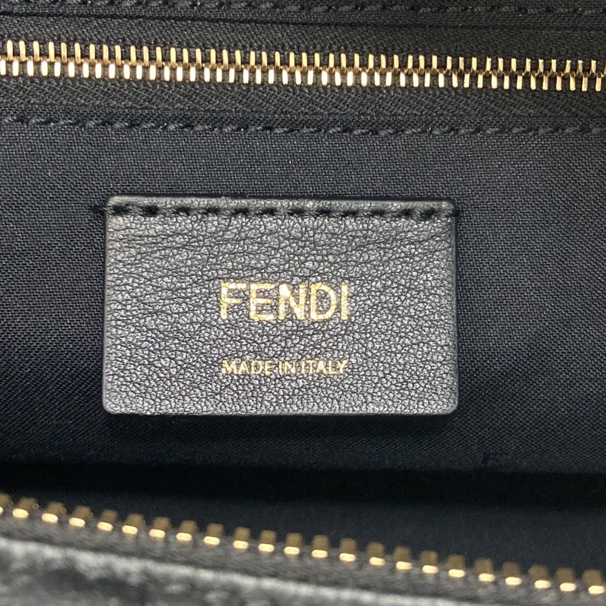 Fendi Black Leather Handbag (Pre-Owned)