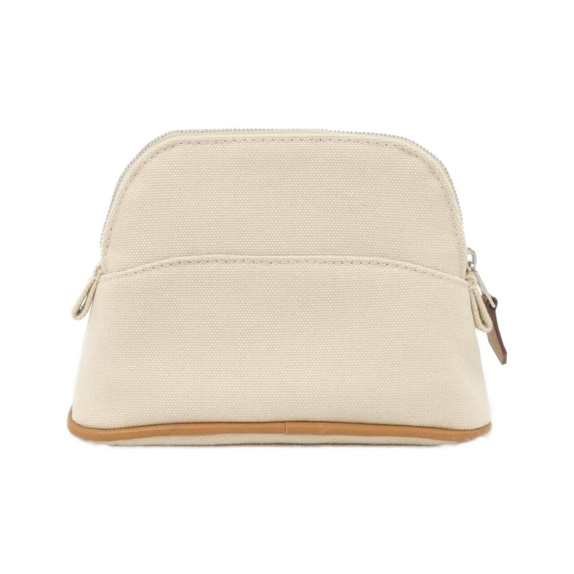 Hermes Natural Canvas Handbag Pouch (Pre-Owned)