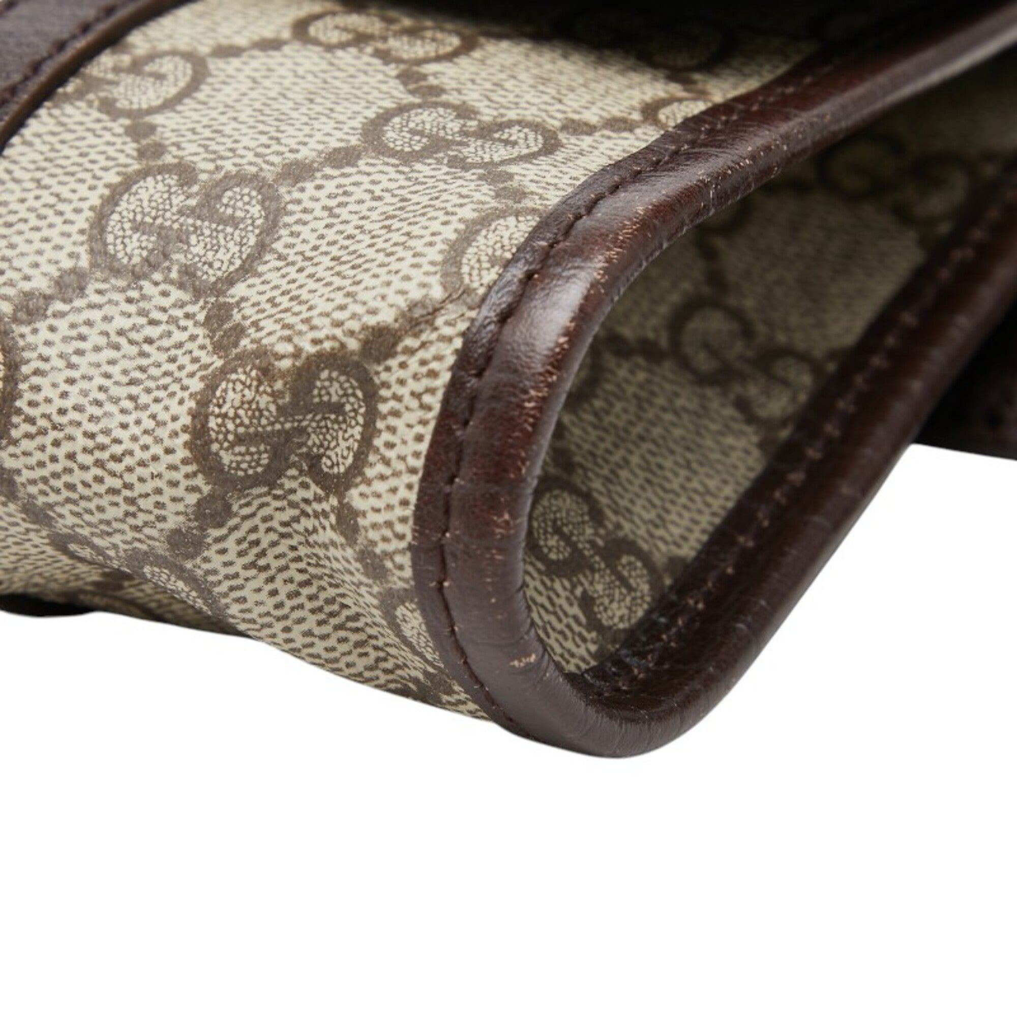 Gucci Beige Brown Pvc Leather Fanny Pack Sling Bag (Pre-Owned)