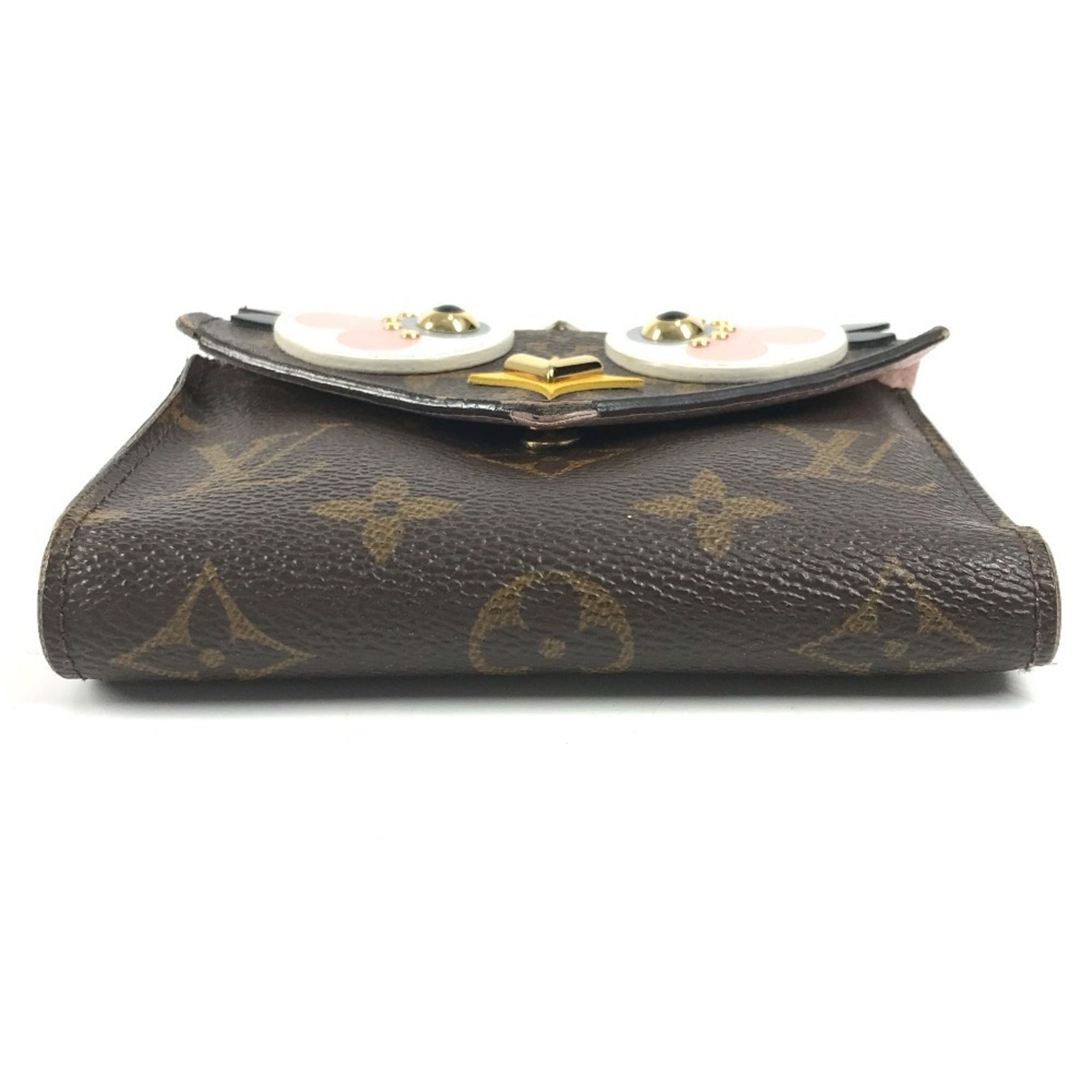 Louis Vuitton Brown Monogram Pink Monogram Wallet (Bi-Fold) (Pre-Owned)
