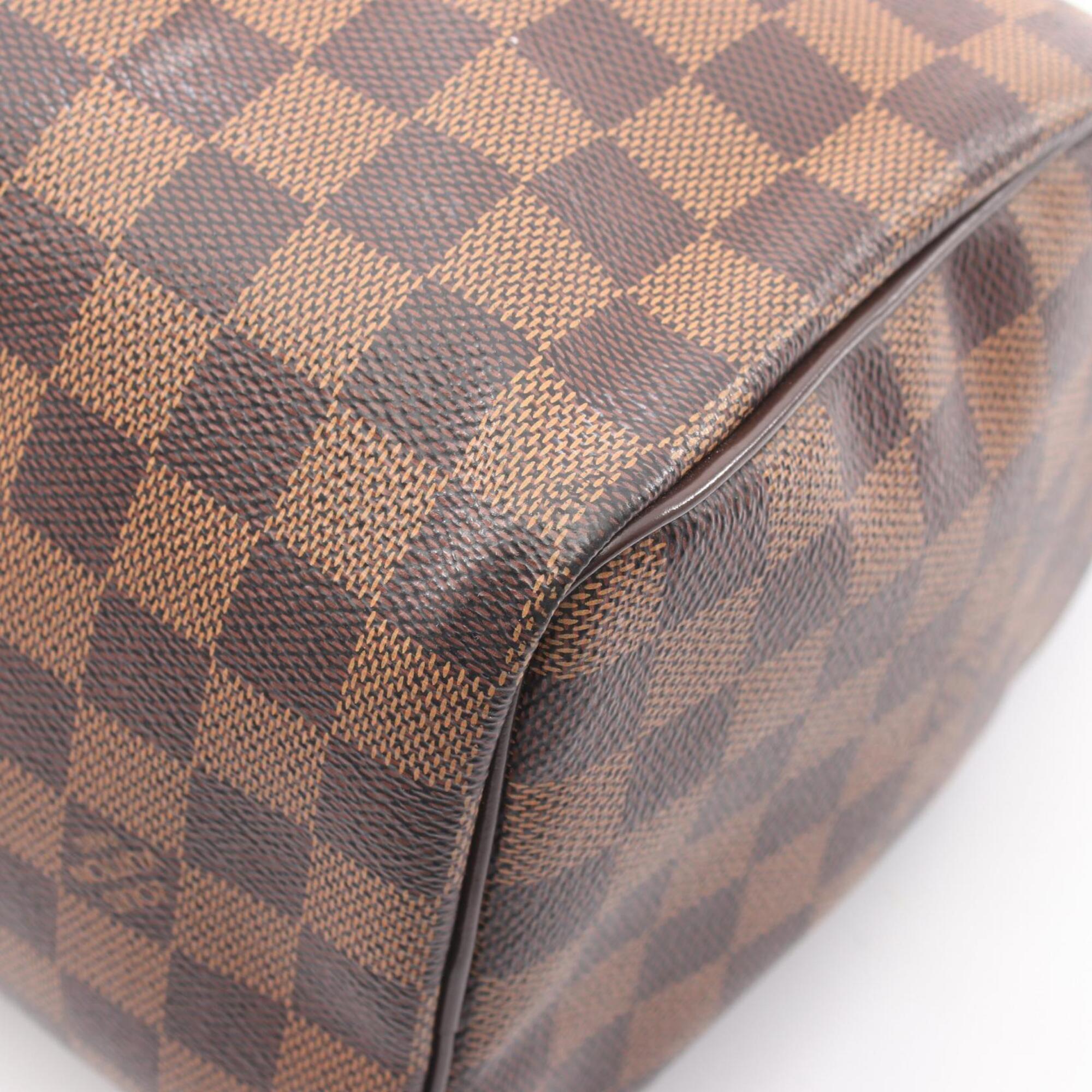 Louis Vuitton Brown Coated Canvas Leather Handbag (Pre-Owned)