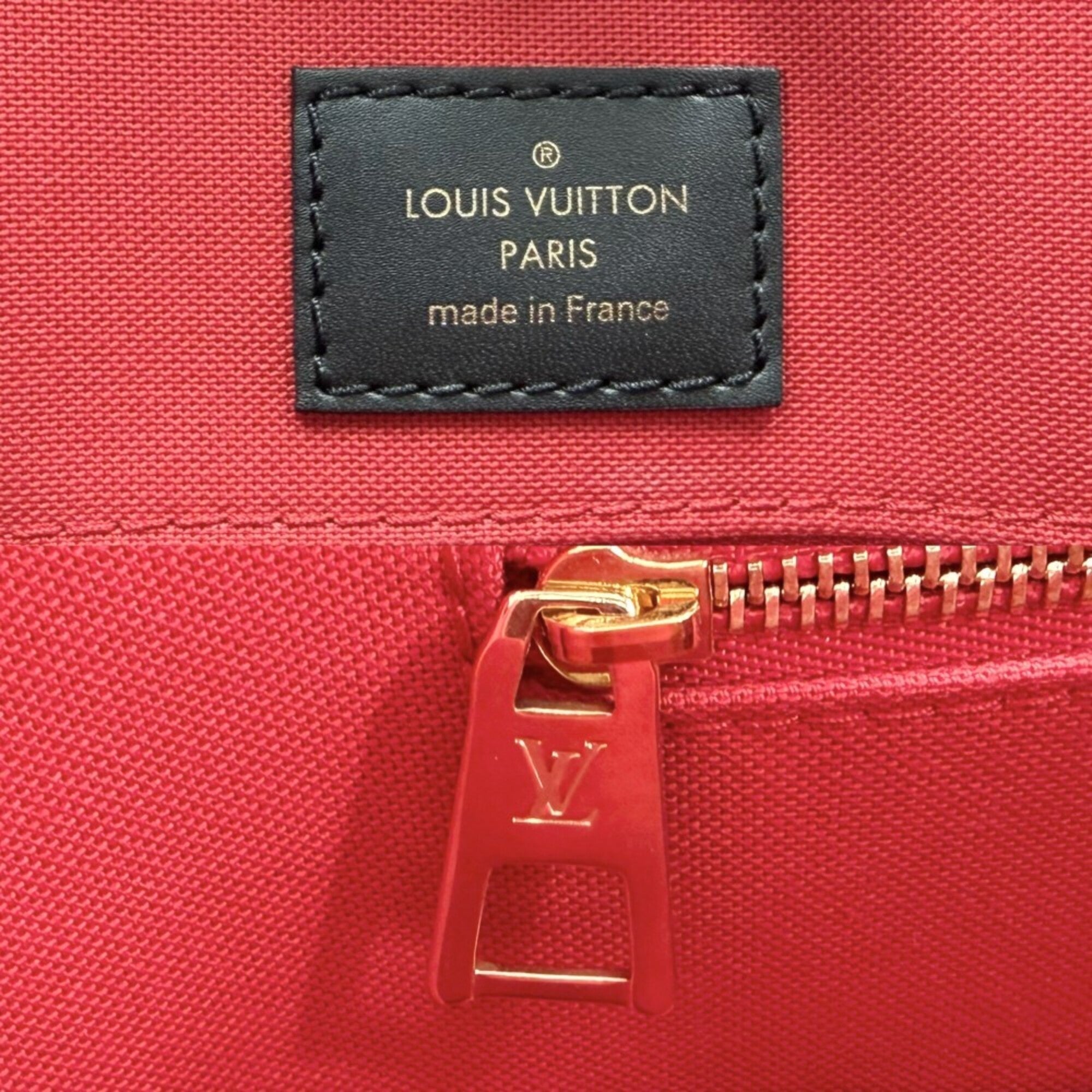 Louis Vuitton Beige Brown Monogram Reverse Monogram Handbag Tote Bag (Pre-Owned)