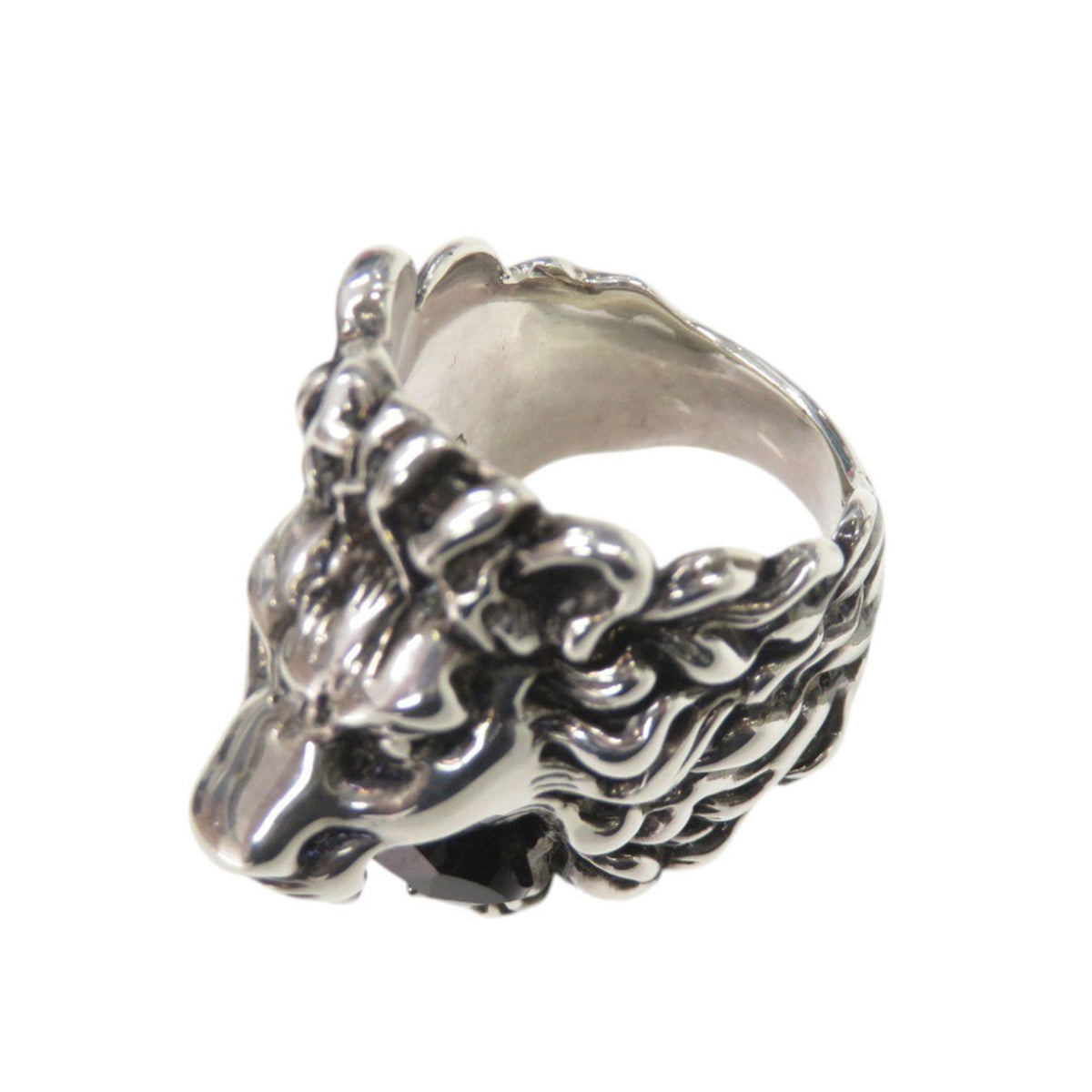 Gucci Silver Metal Band Ring (Pre-Owned)